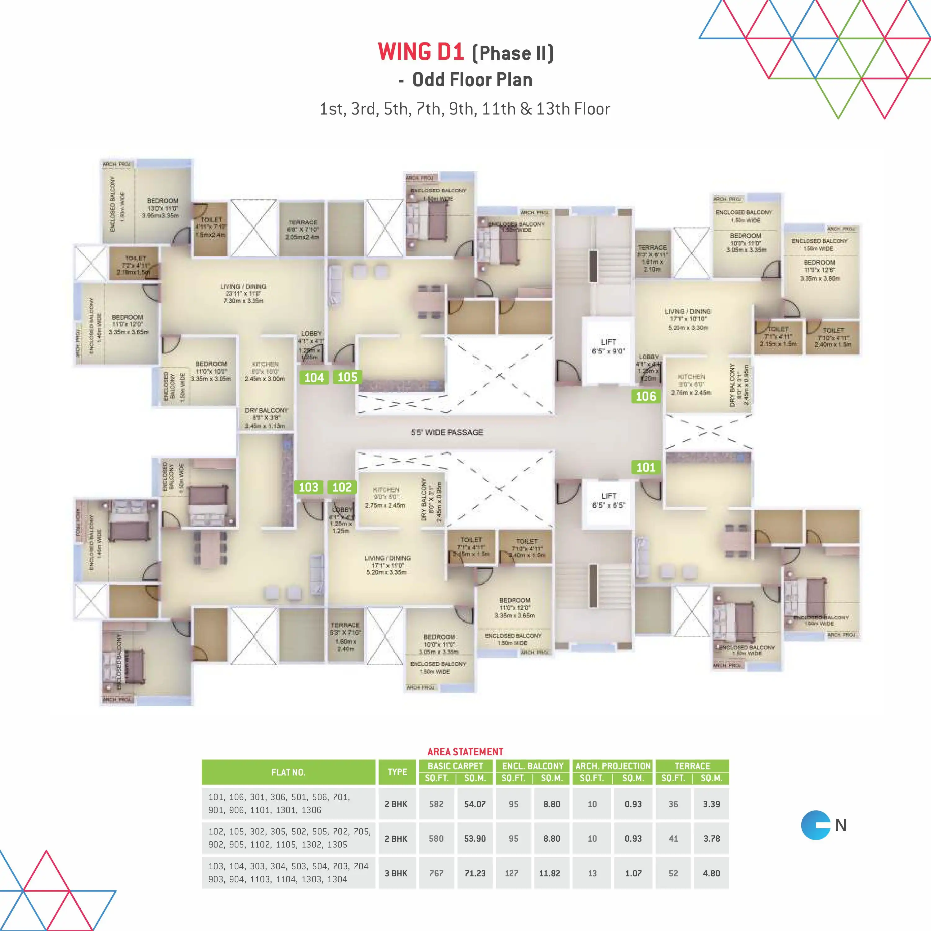 VTP Purvanchal Floor plan 3