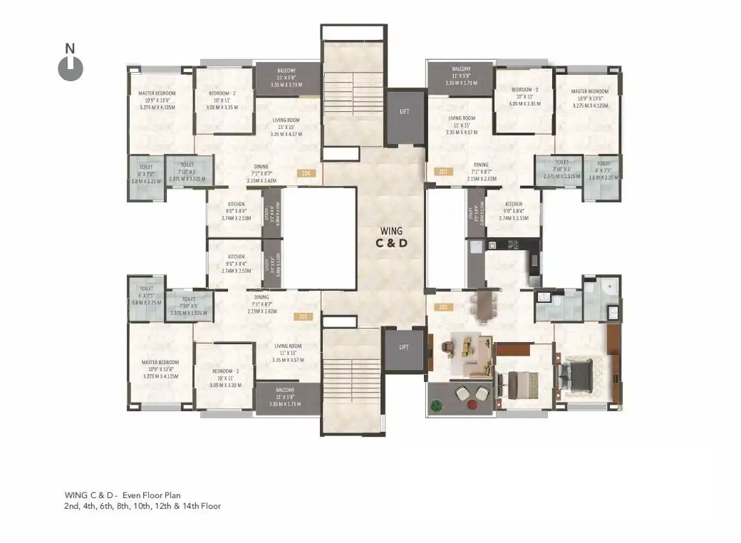 VTP Solitaire Floor plan 5