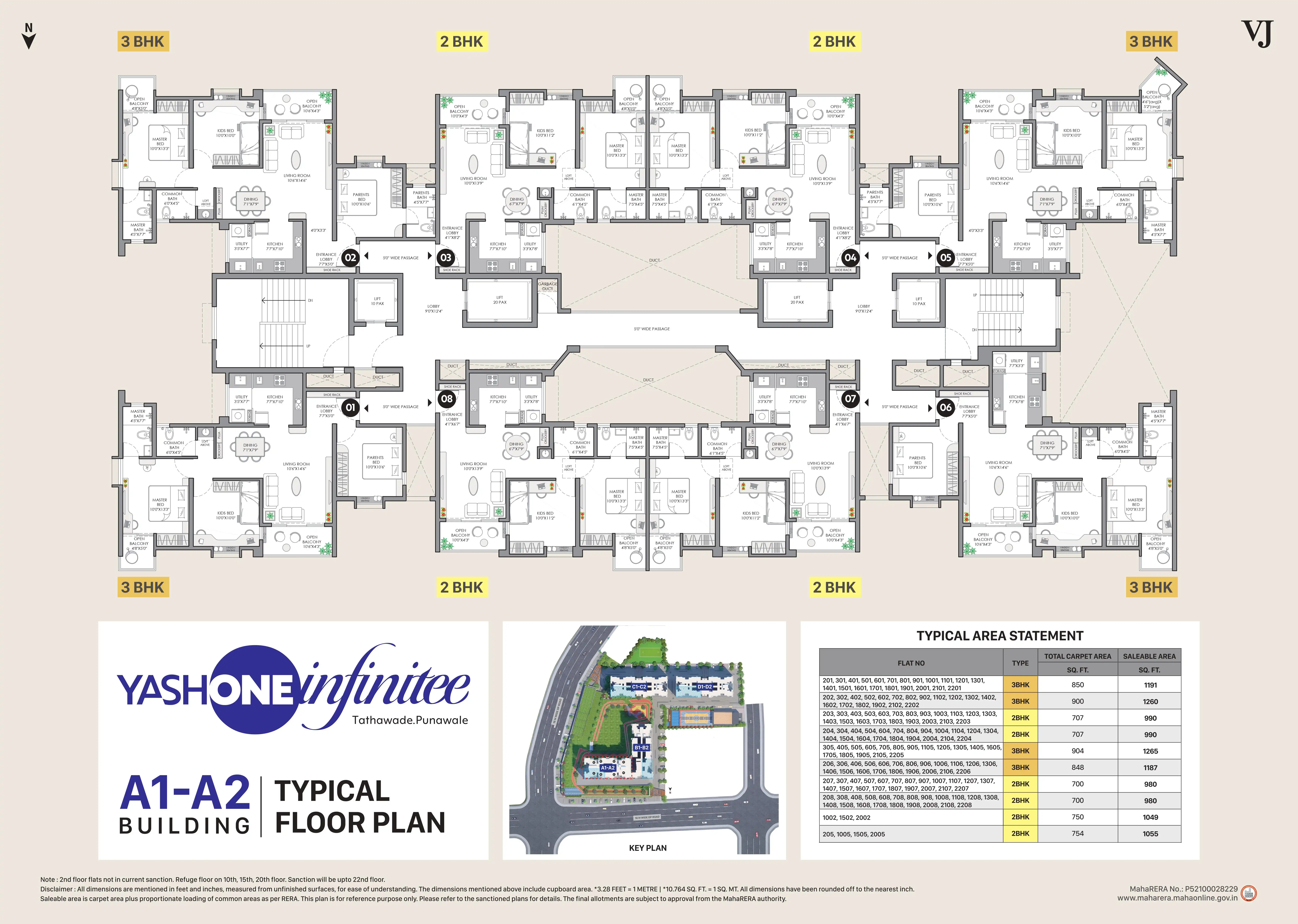 VJ Yashone Infinitee Floor plan 4