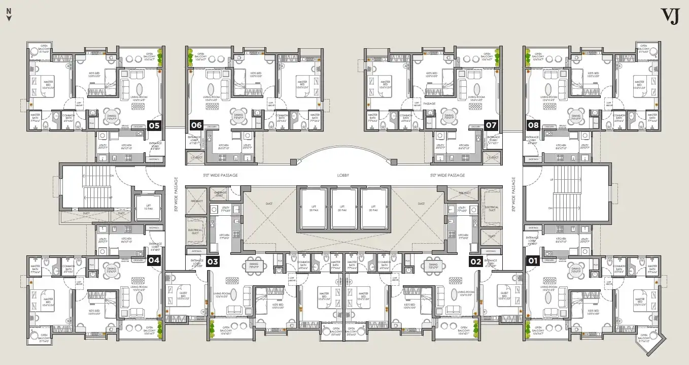VJ Yashwin Orizzonte Floor plan 2
