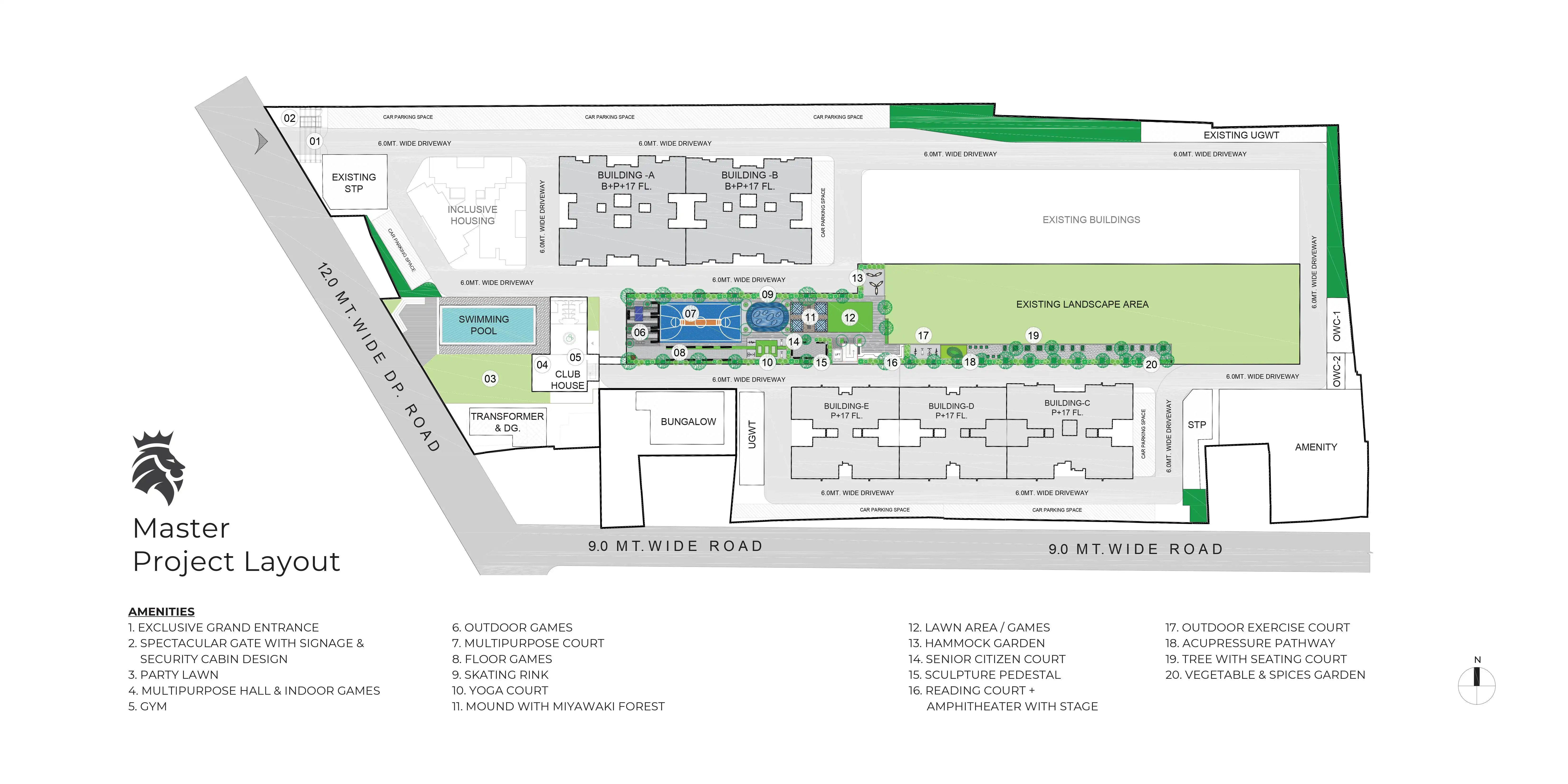 Kohinoor Presidentia Floor plan 1