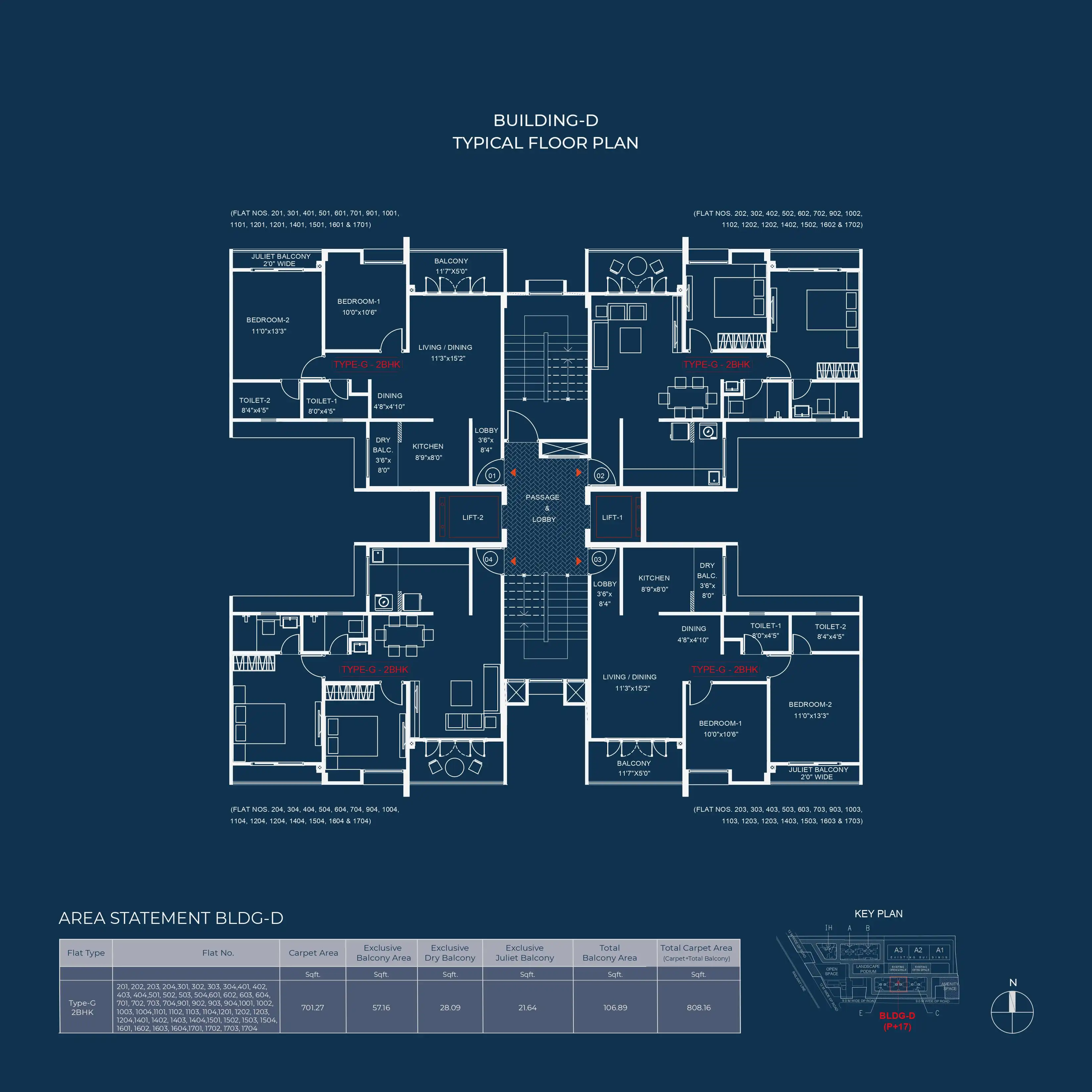 Kohinoor Presidentia Floor plan 2