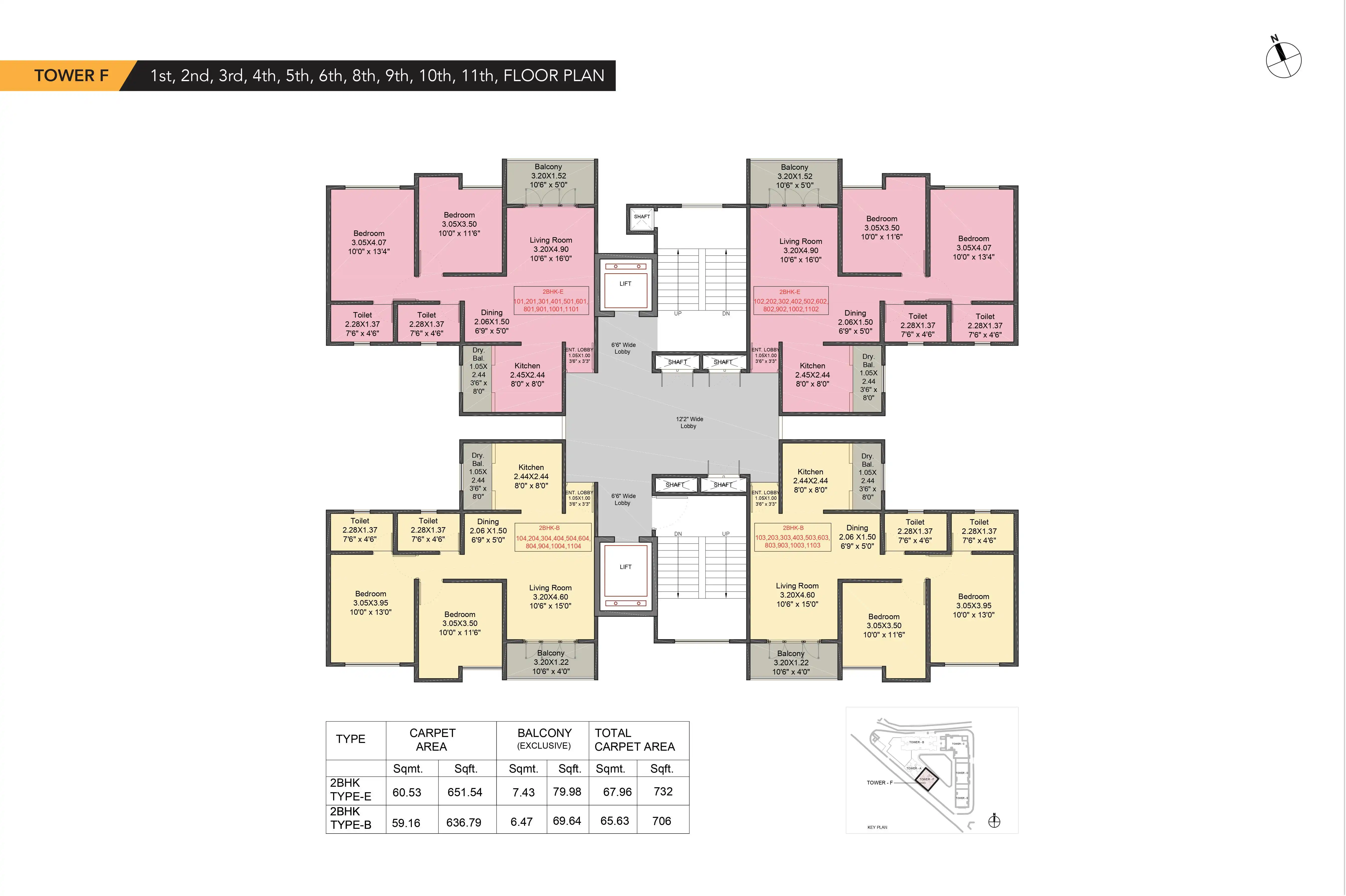 Kohinoor Shangrila Floor plan 3