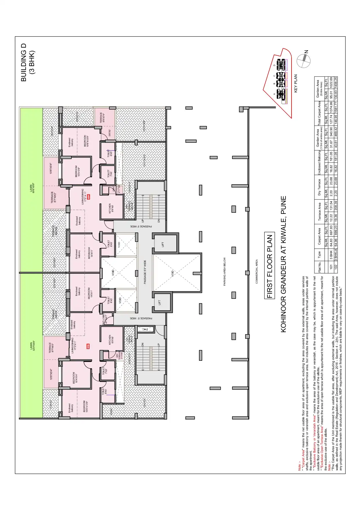 Kohinoor Grandeur Floor plan 2