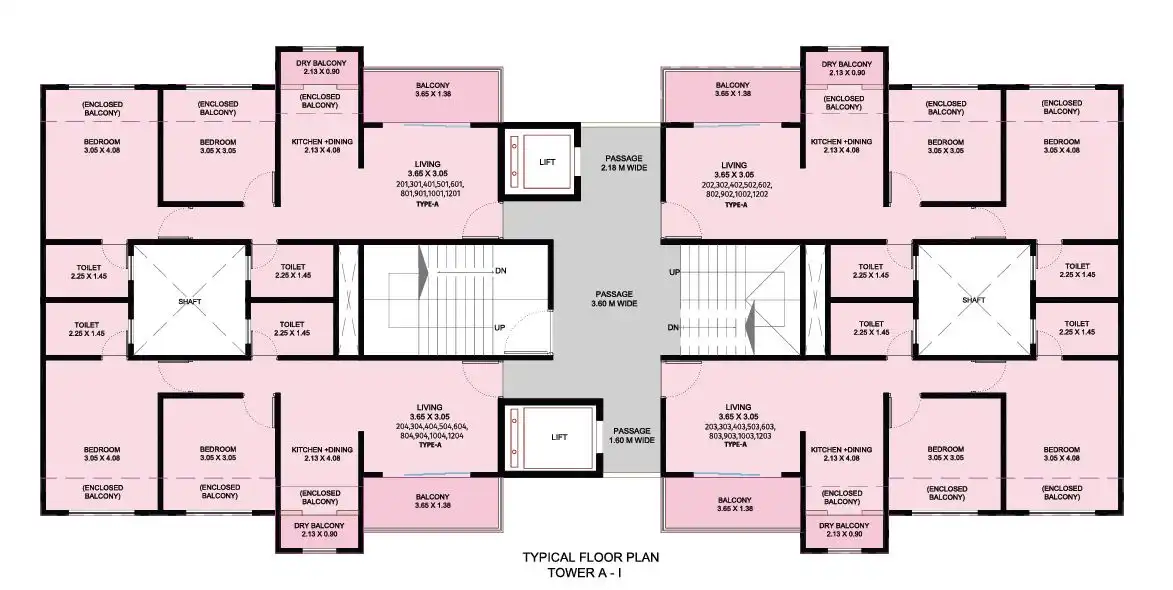 Kohinoor Sapphire 2 Floor Plan
