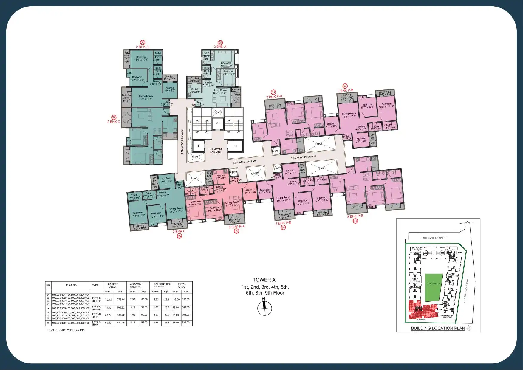 Kohinoor Viva City Floor plan 1