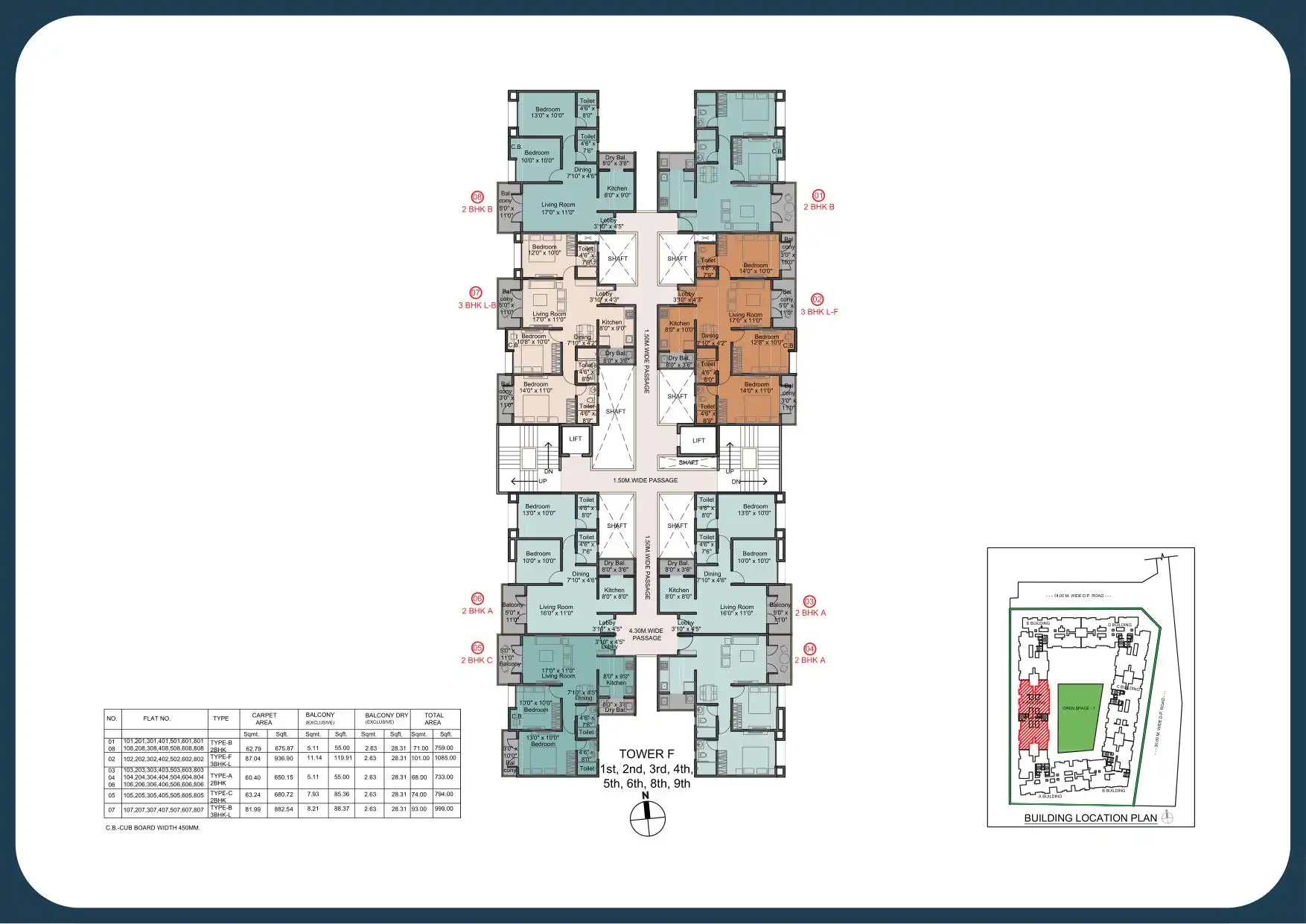 Kohinoor Viva City Floor plan 2