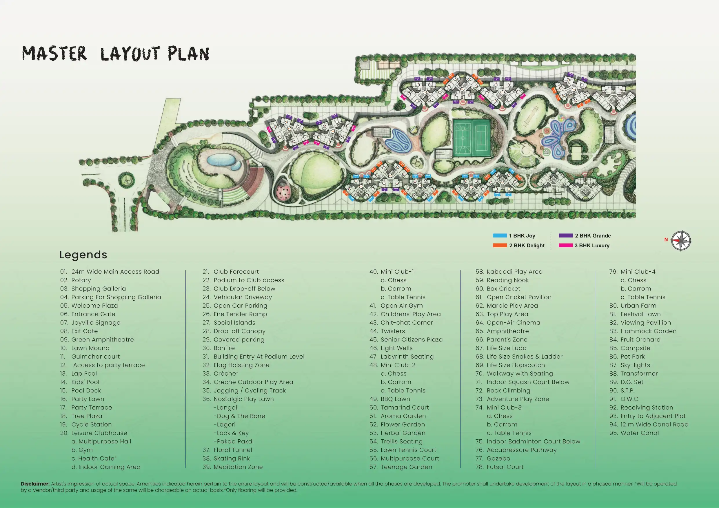 Joyville Hadapsar Floor plan 1