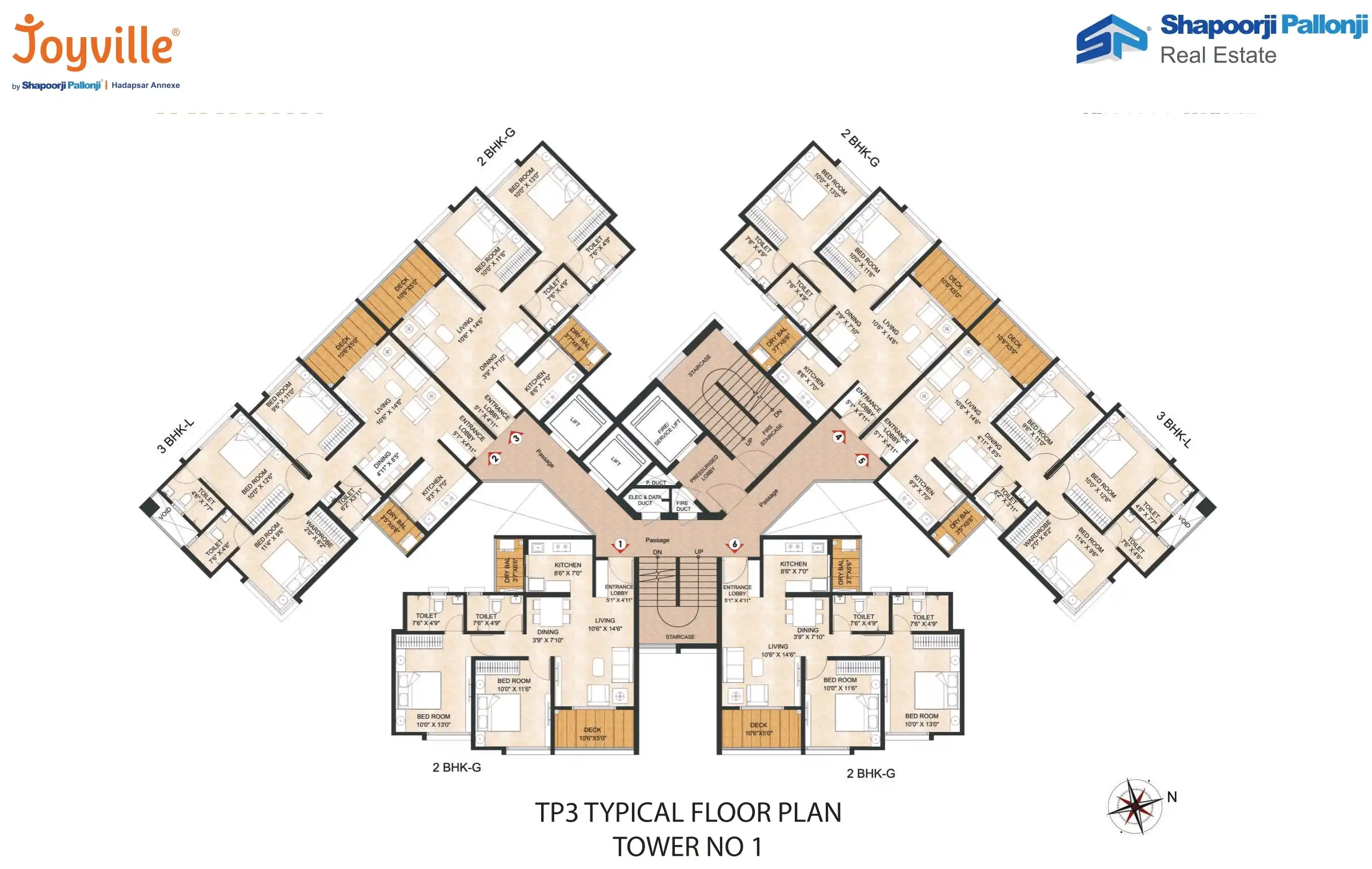 Joyville Hadapsar Floor plan 1