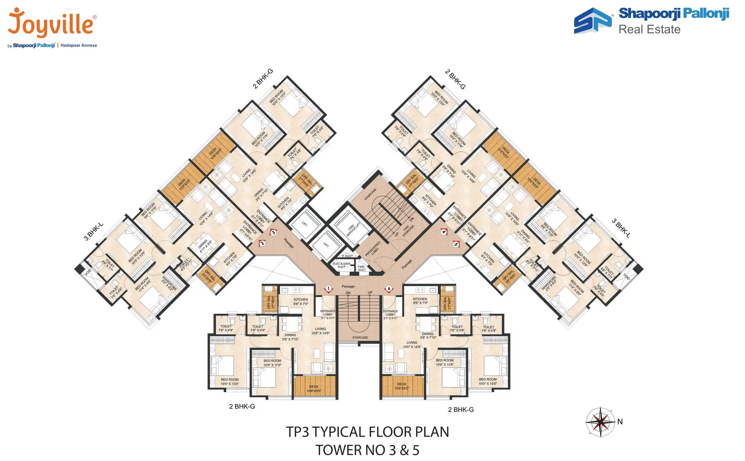 Joyville Hadapsar Floor plan 3