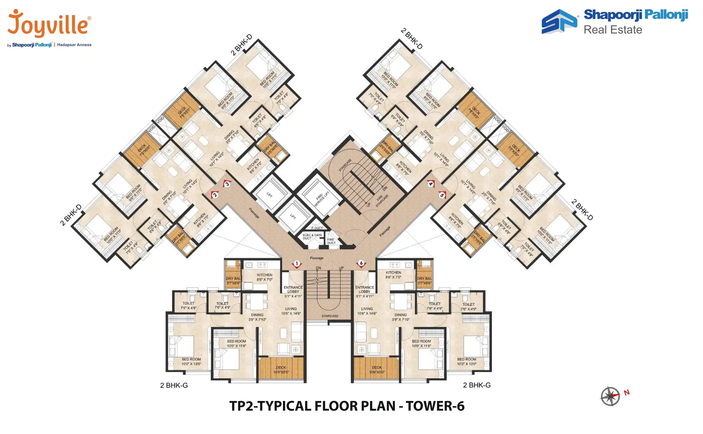 Joyville Hadapsar Floor plan 5
