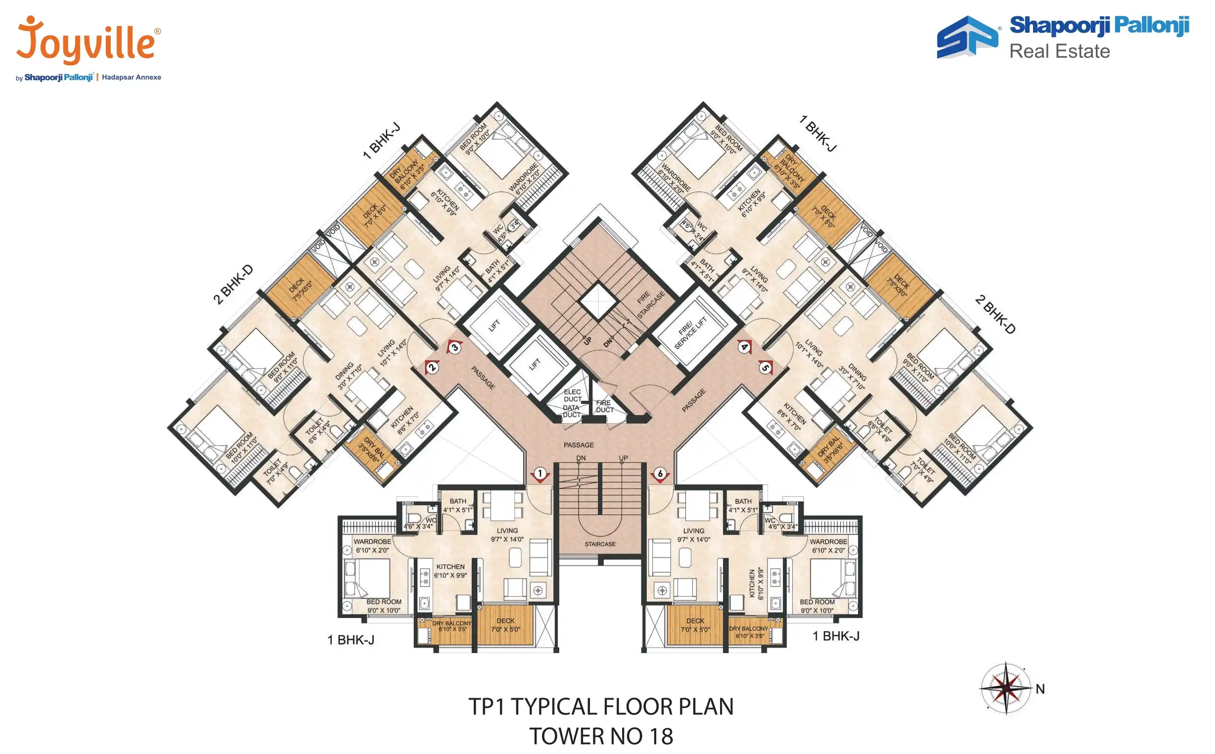 Joyville Hadapsar Floor plan 7