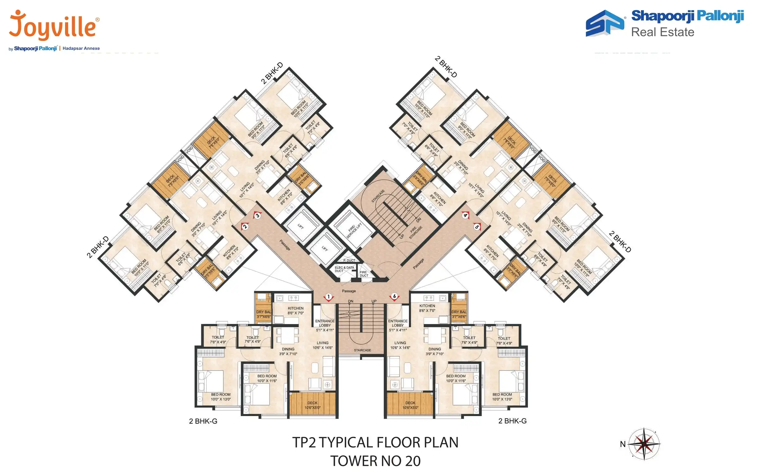 Joyville Hadapsar Floor plan 8