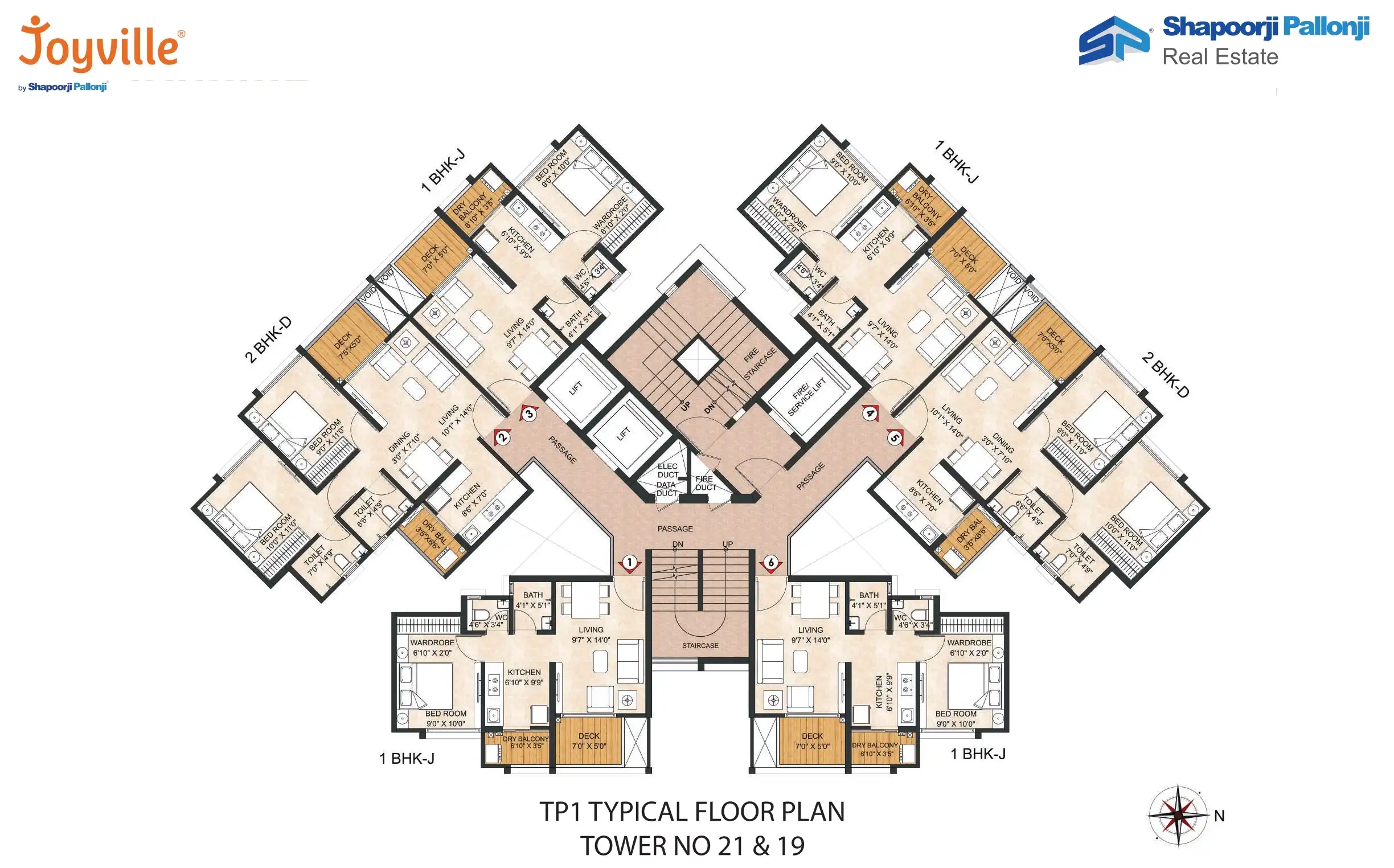 Joyville Hadapsar Floor plan 9
