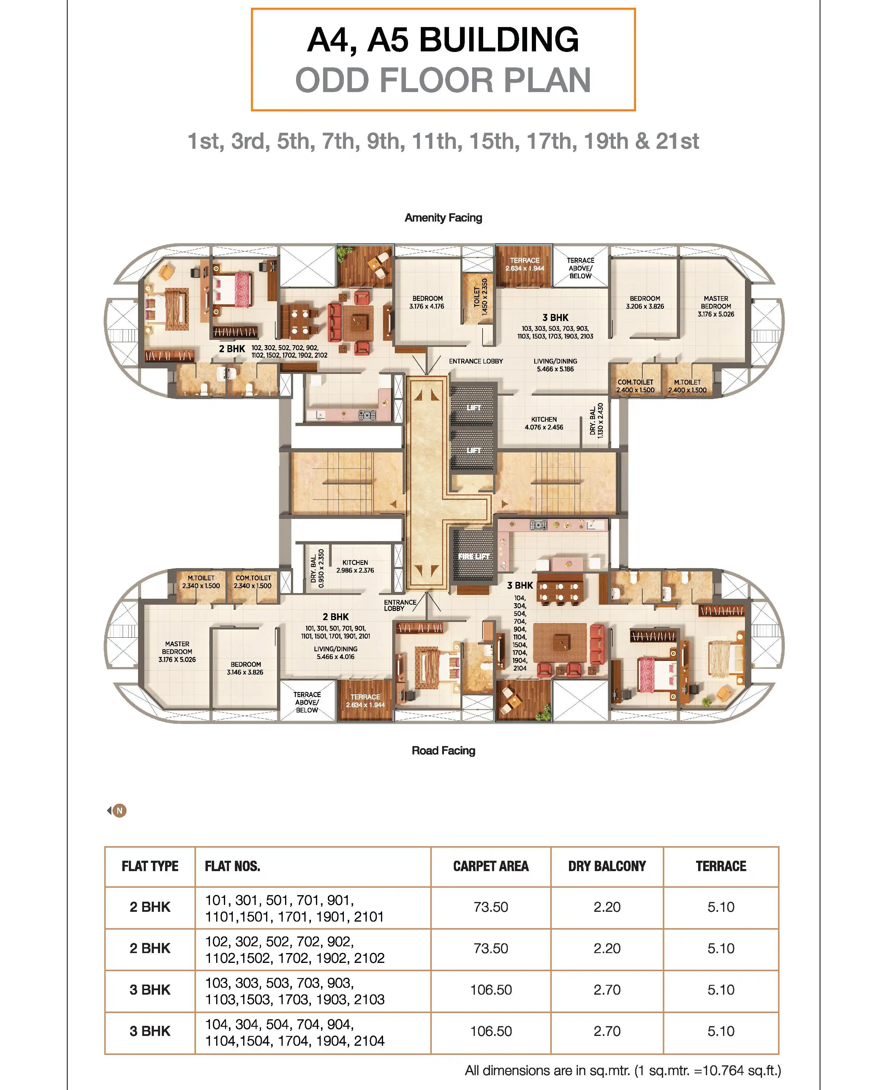 Kumar Prospera Floor plan 1
