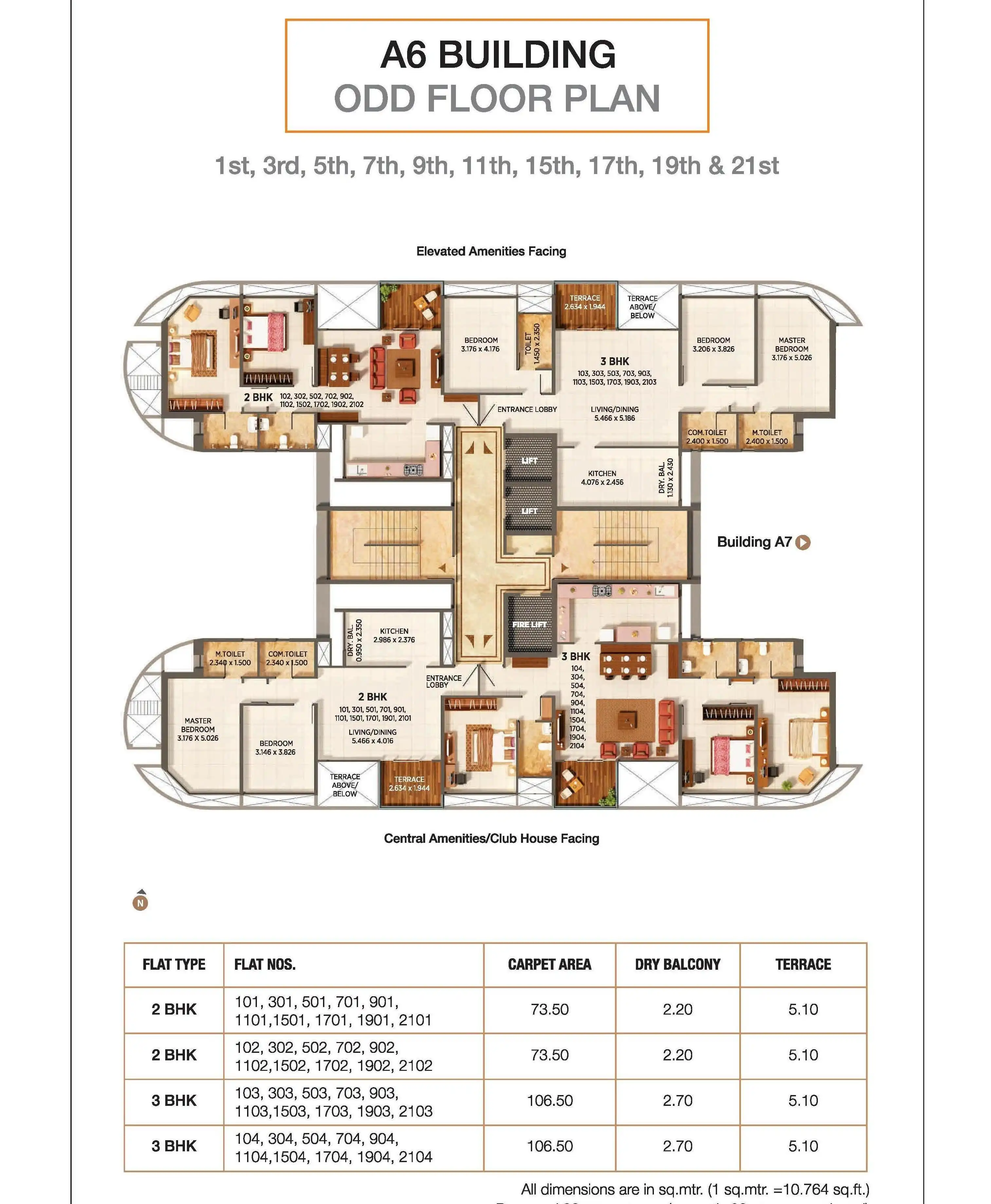 Kumar Prospera Floor plan 2