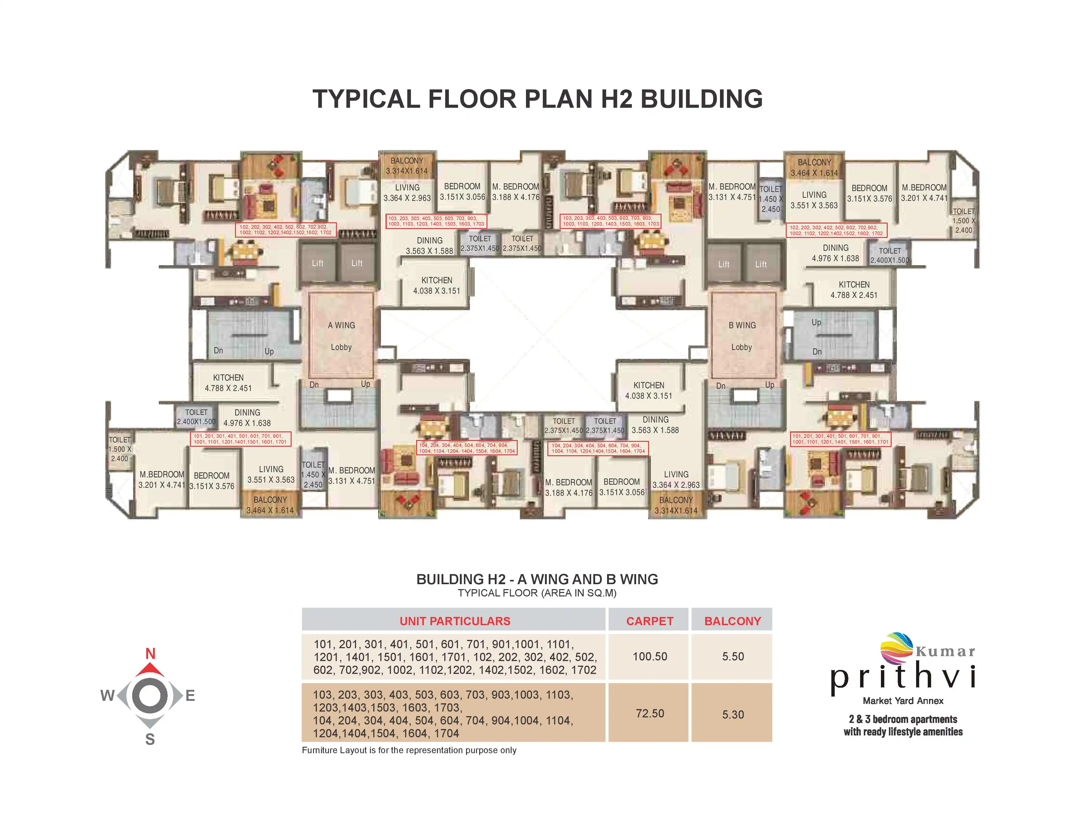 Kumar Prithvi Floor Plan