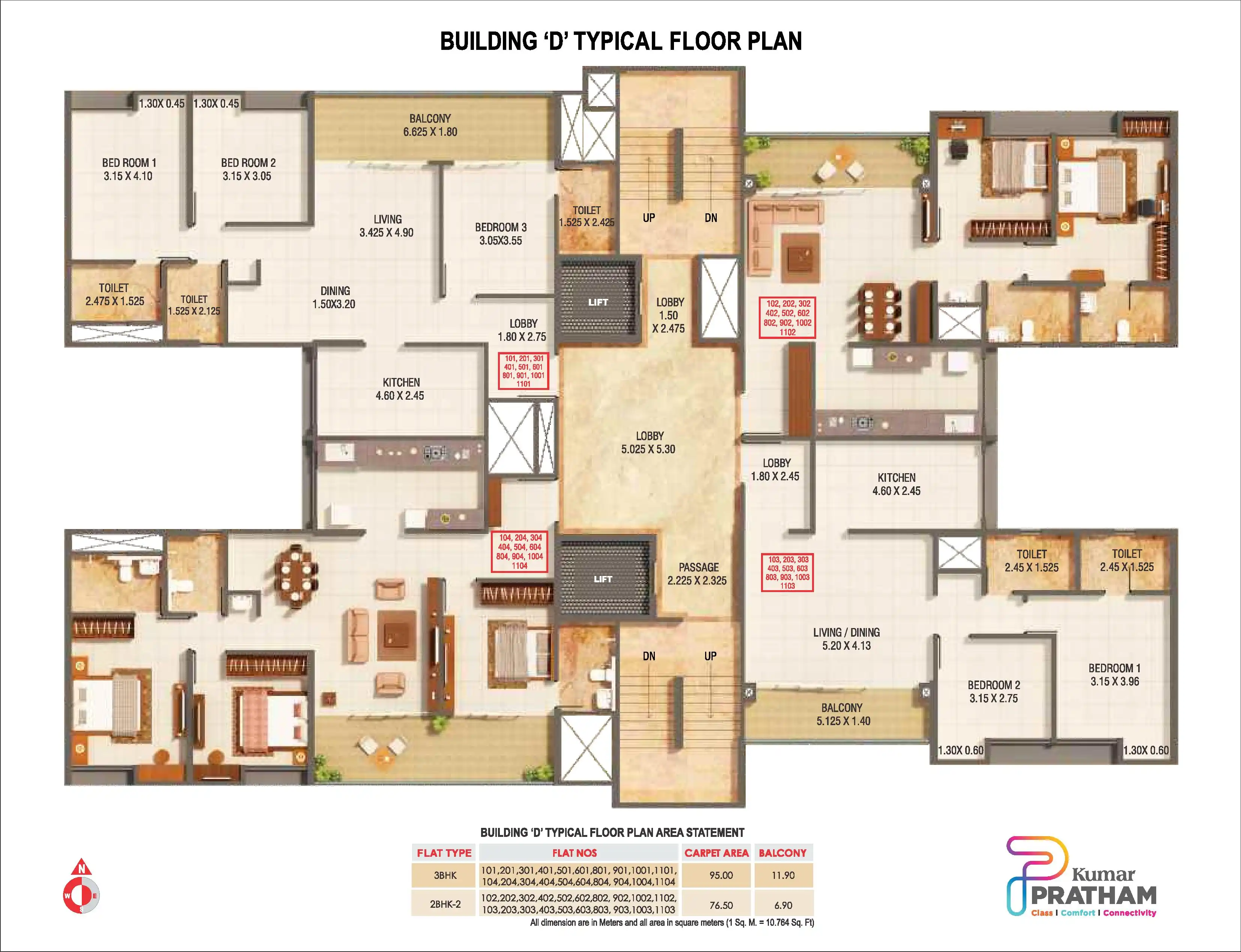 Kumar Pratham Floor plan 1
