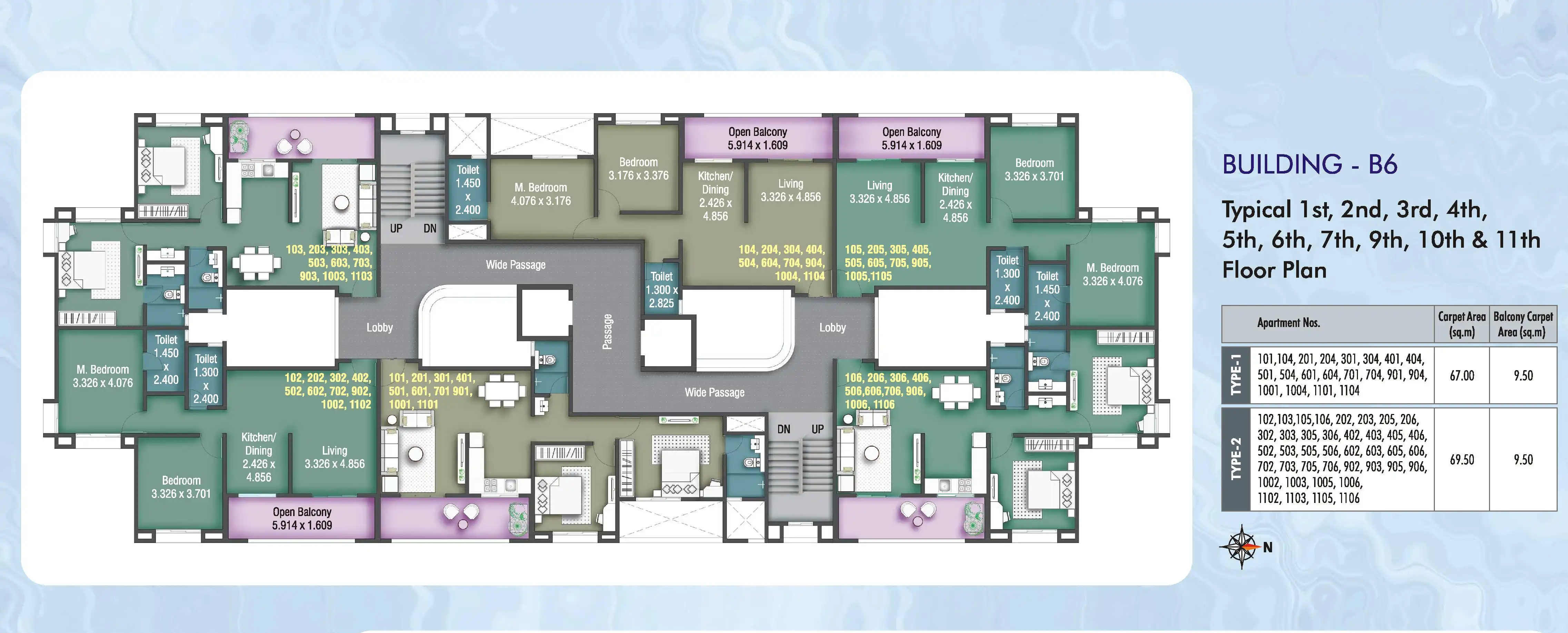 Kumar Primavera Floor Plan