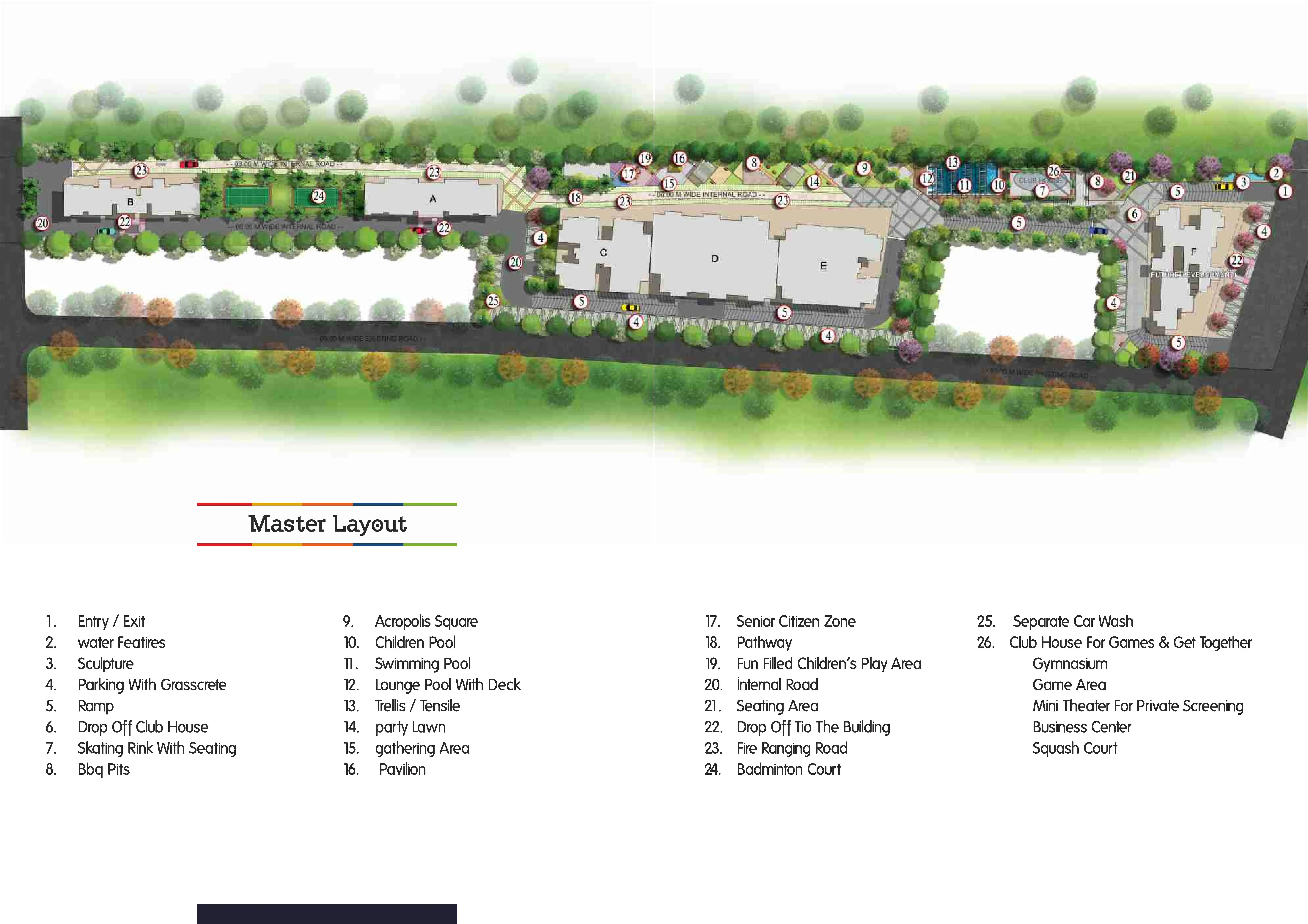 Ganga Acropolis Master Plan