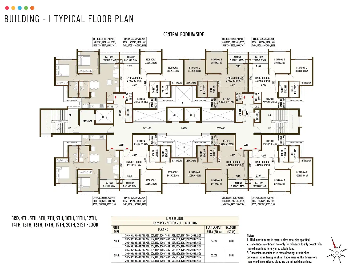 Kolte Patil Universe Floor plan 1