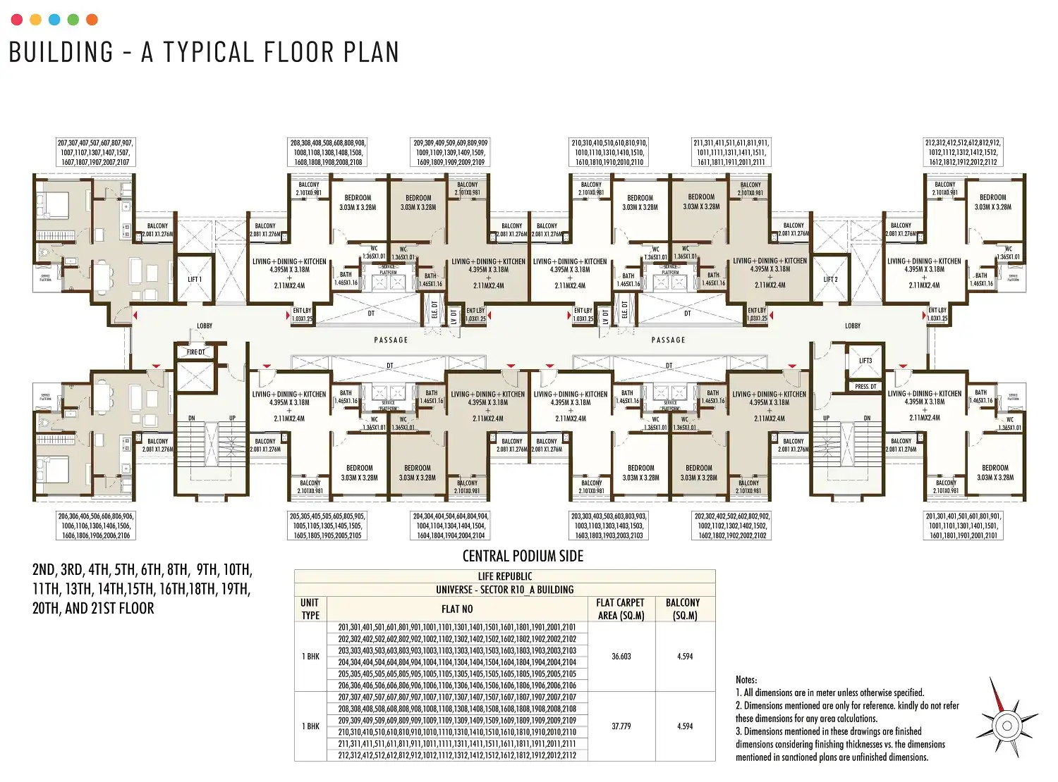 Kolte Patil Universe Floor plan 2
