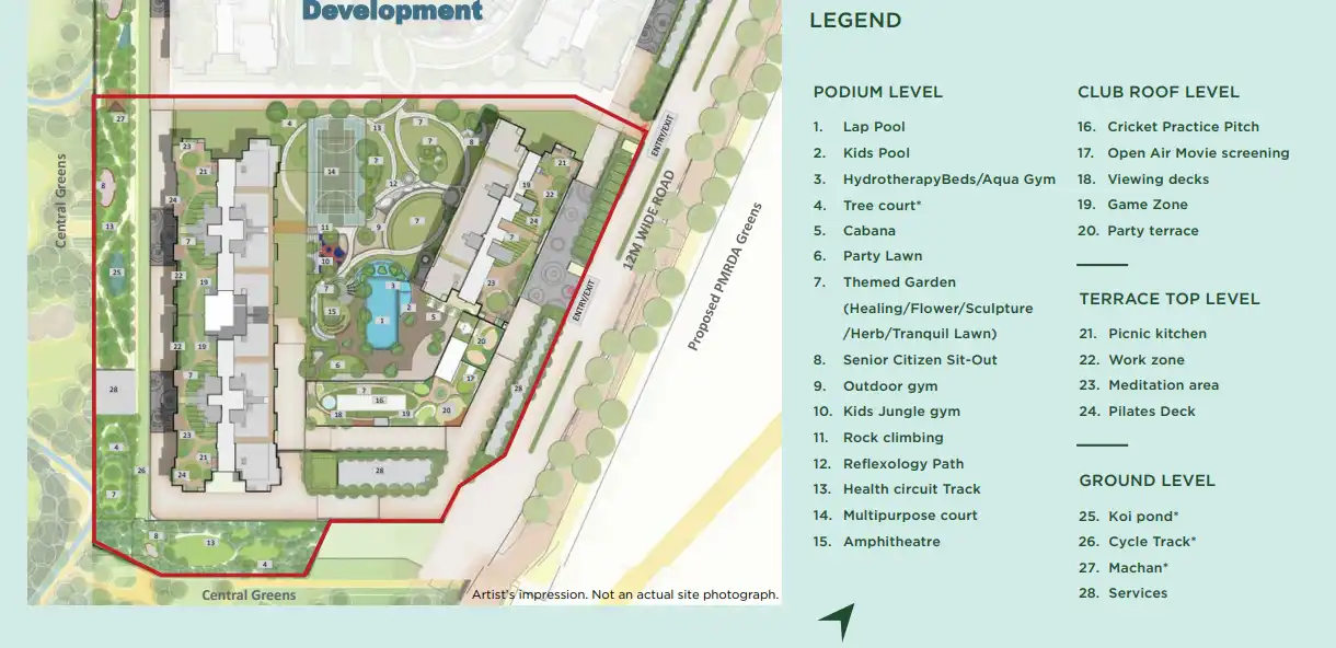 Godrej Meadows Master Plan