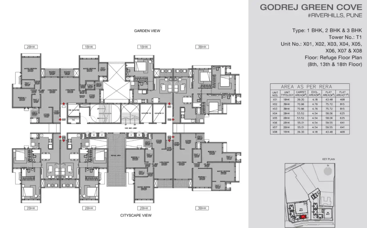 Godrej Green Cove Floor plan 1