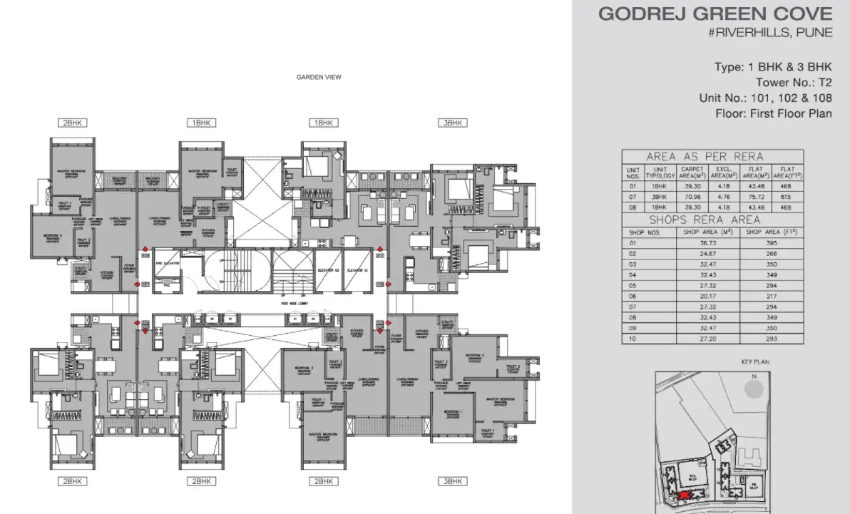 Godrej Green Cove Floor plan 2
