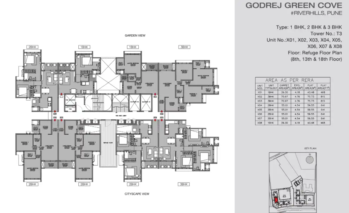 Godrej Green Cove Floor plan 3