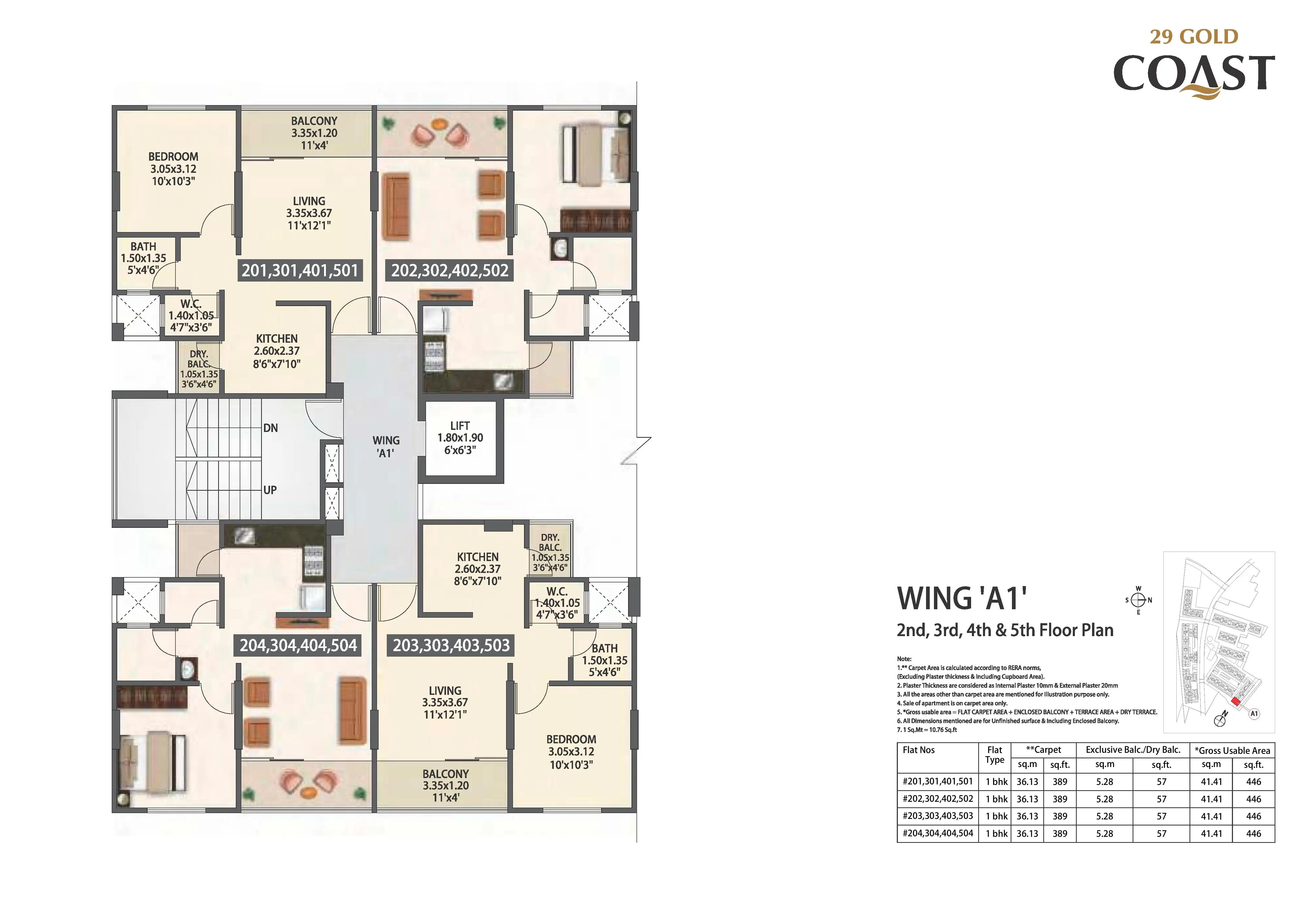 Mantra 29 Gold Coast Floor plan 1