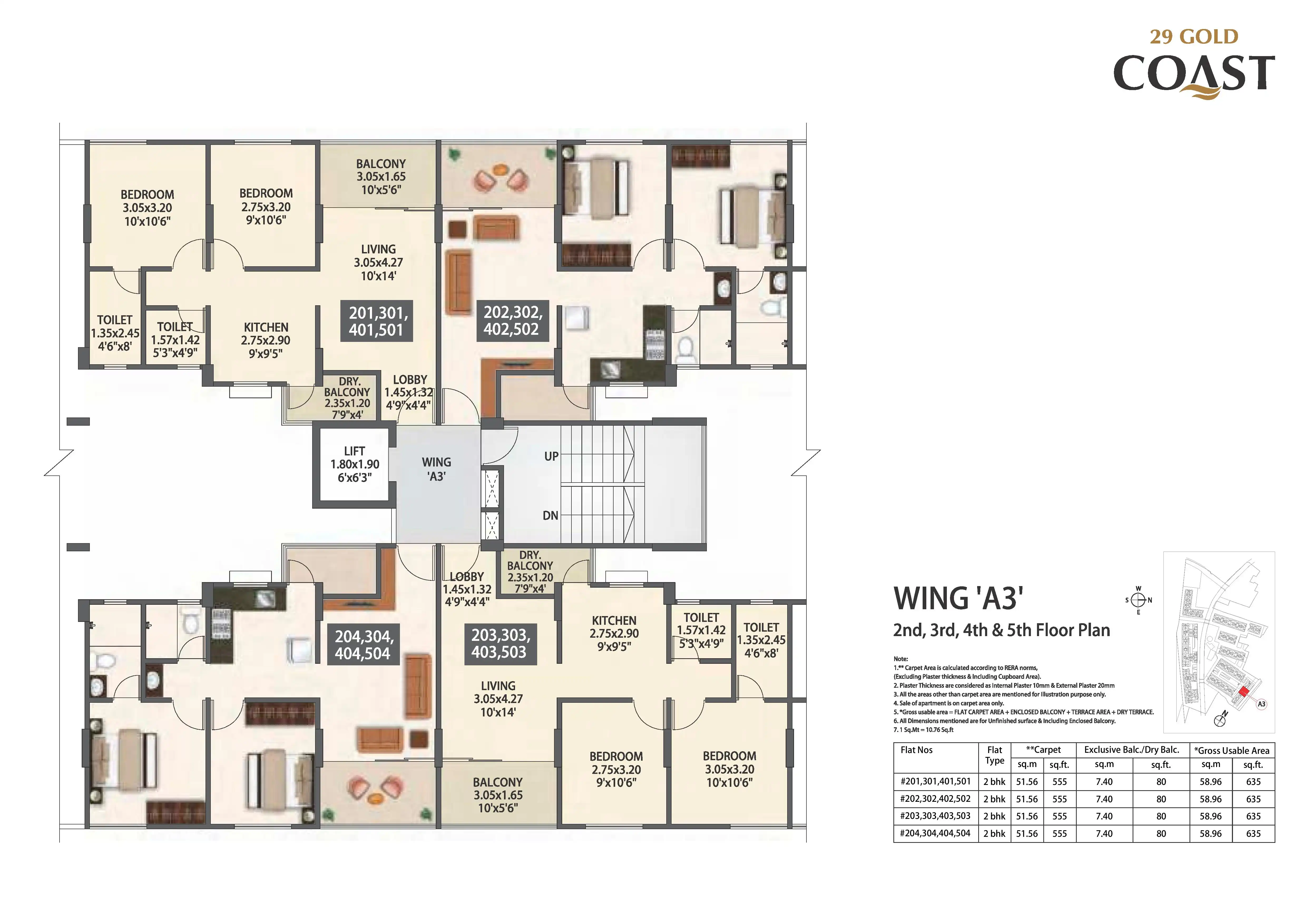 Mantra 29 Gold Coast Floor plan 3