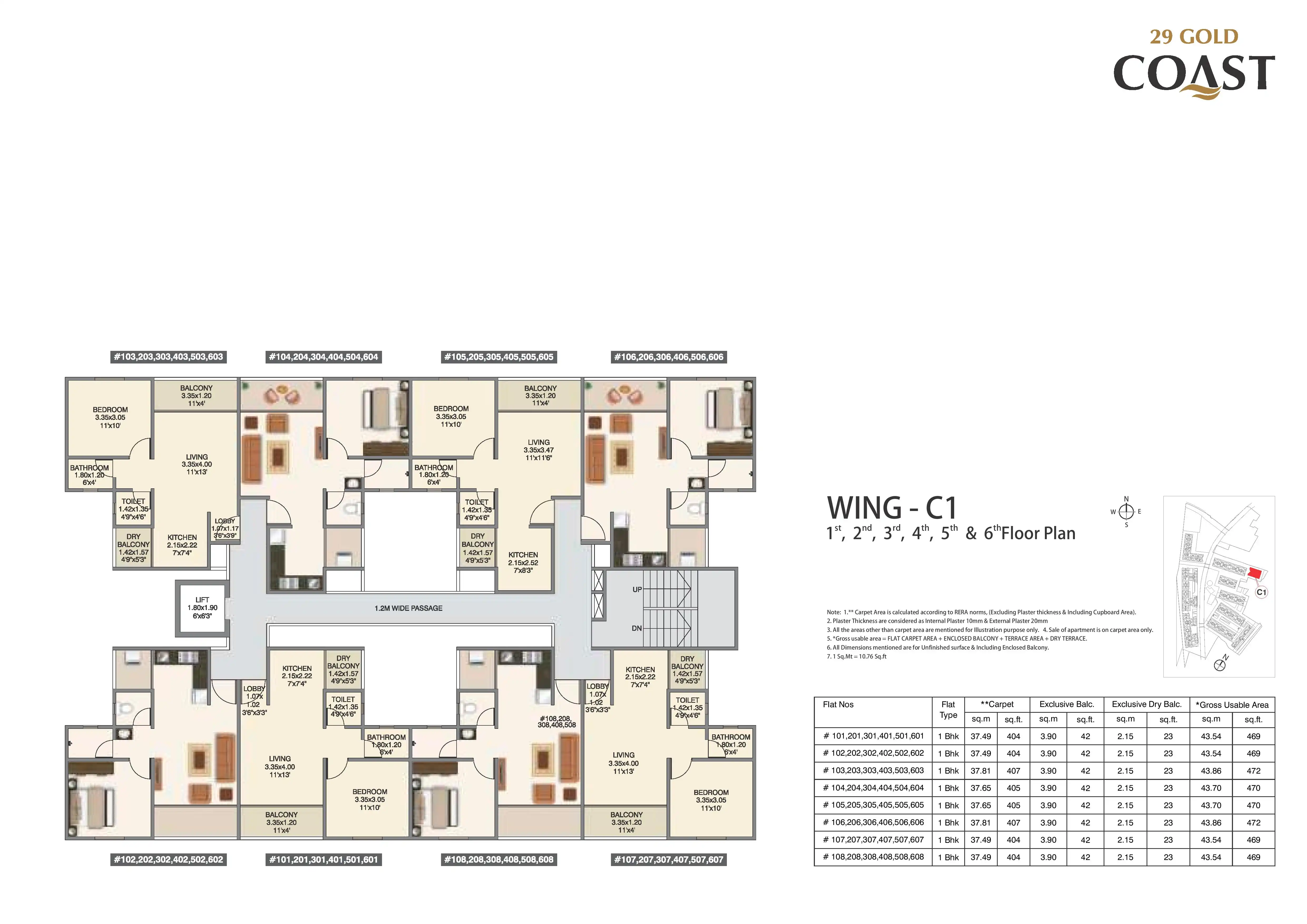 Mantra 29 Gold Coast Floor plan 16