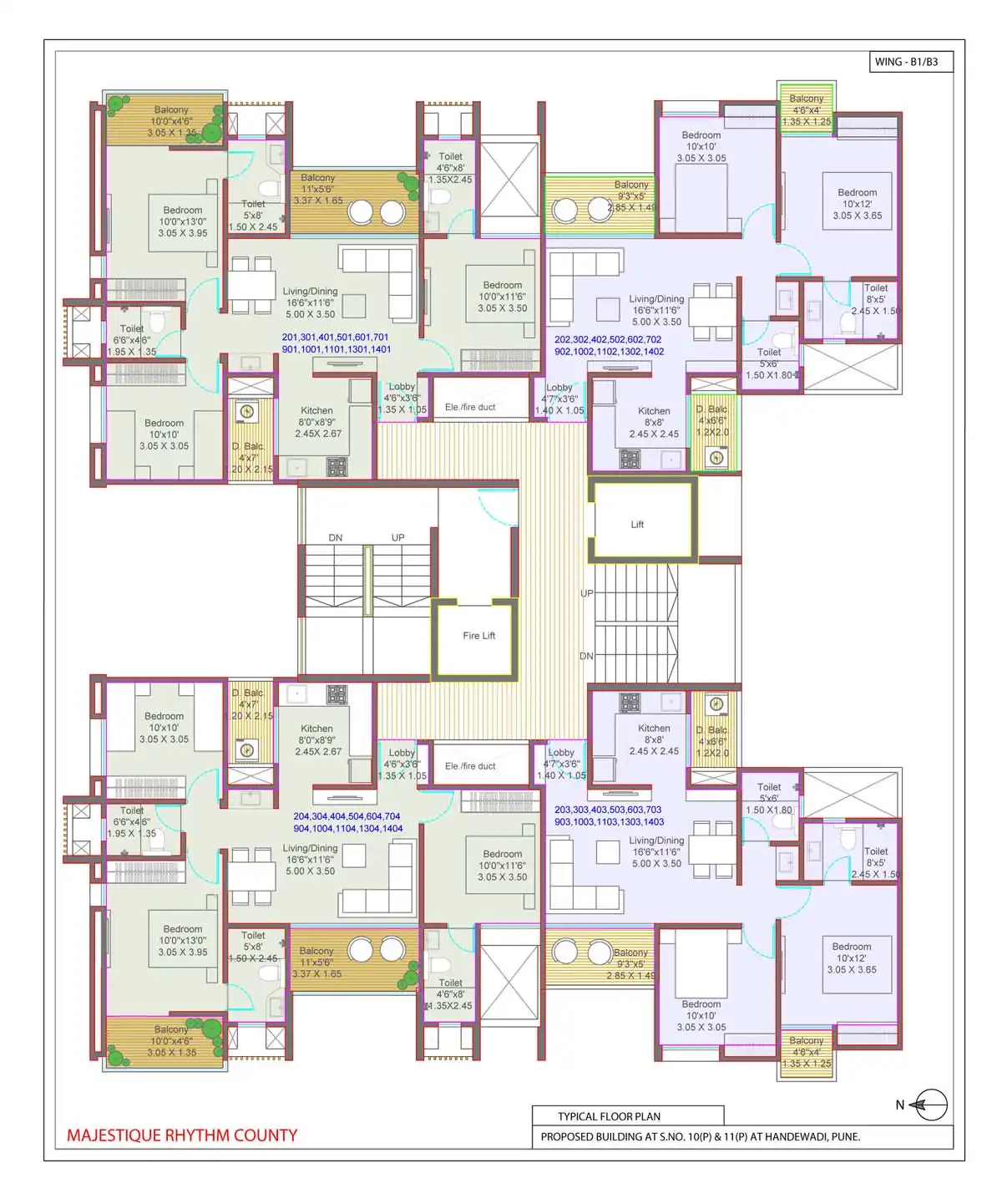 Majestique Rhythm County Floor plan 2