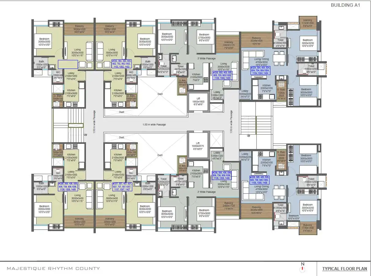 Majestique Rhythm County Floor plan 4