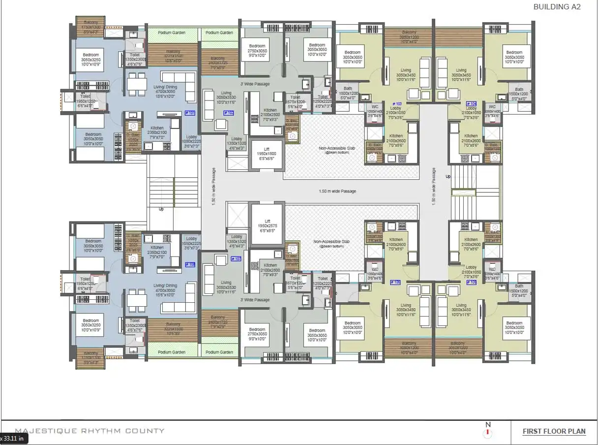 Majestique Rhythm County Floor plan 5