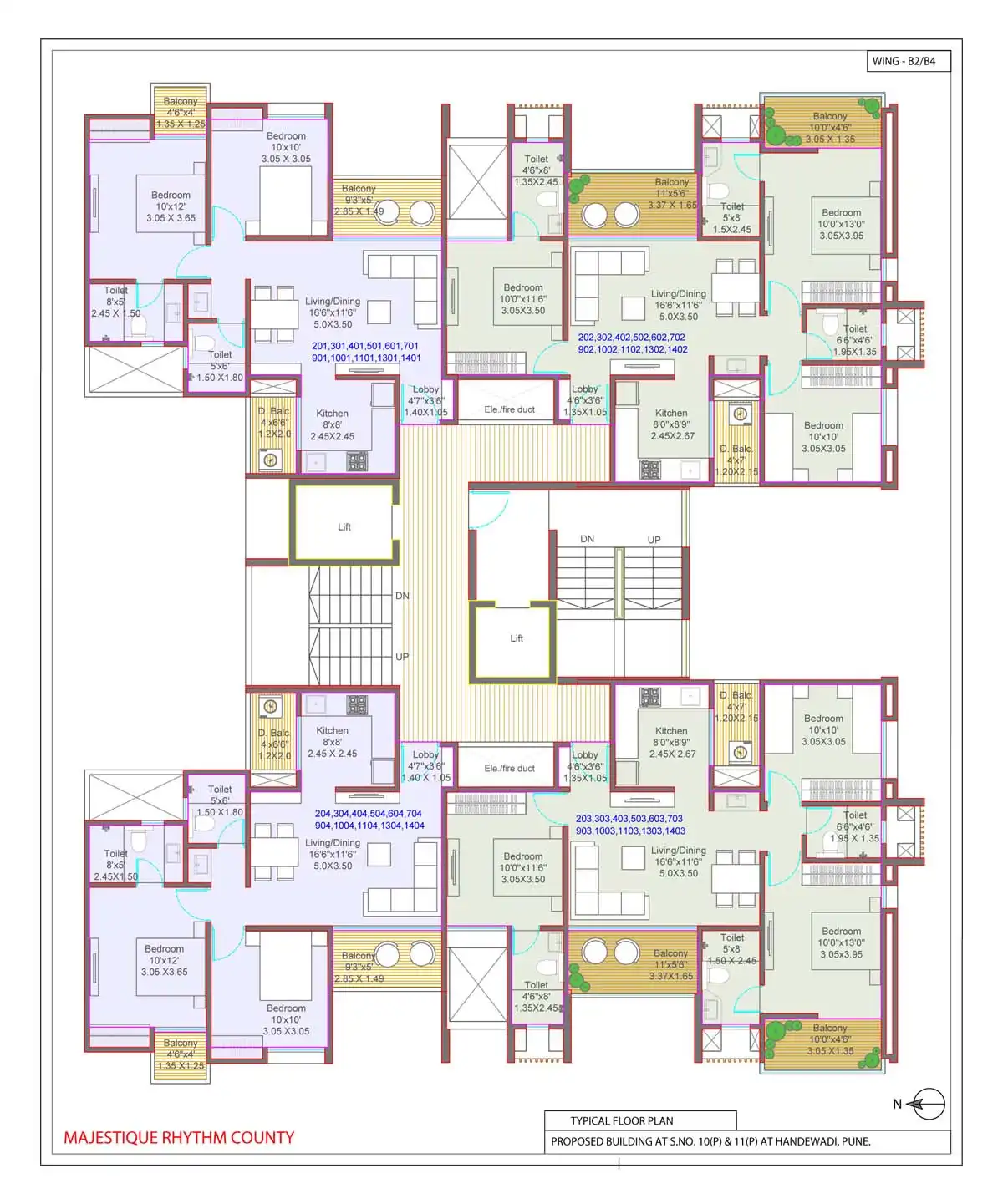 Majestique Rhythm County Floor plan 6