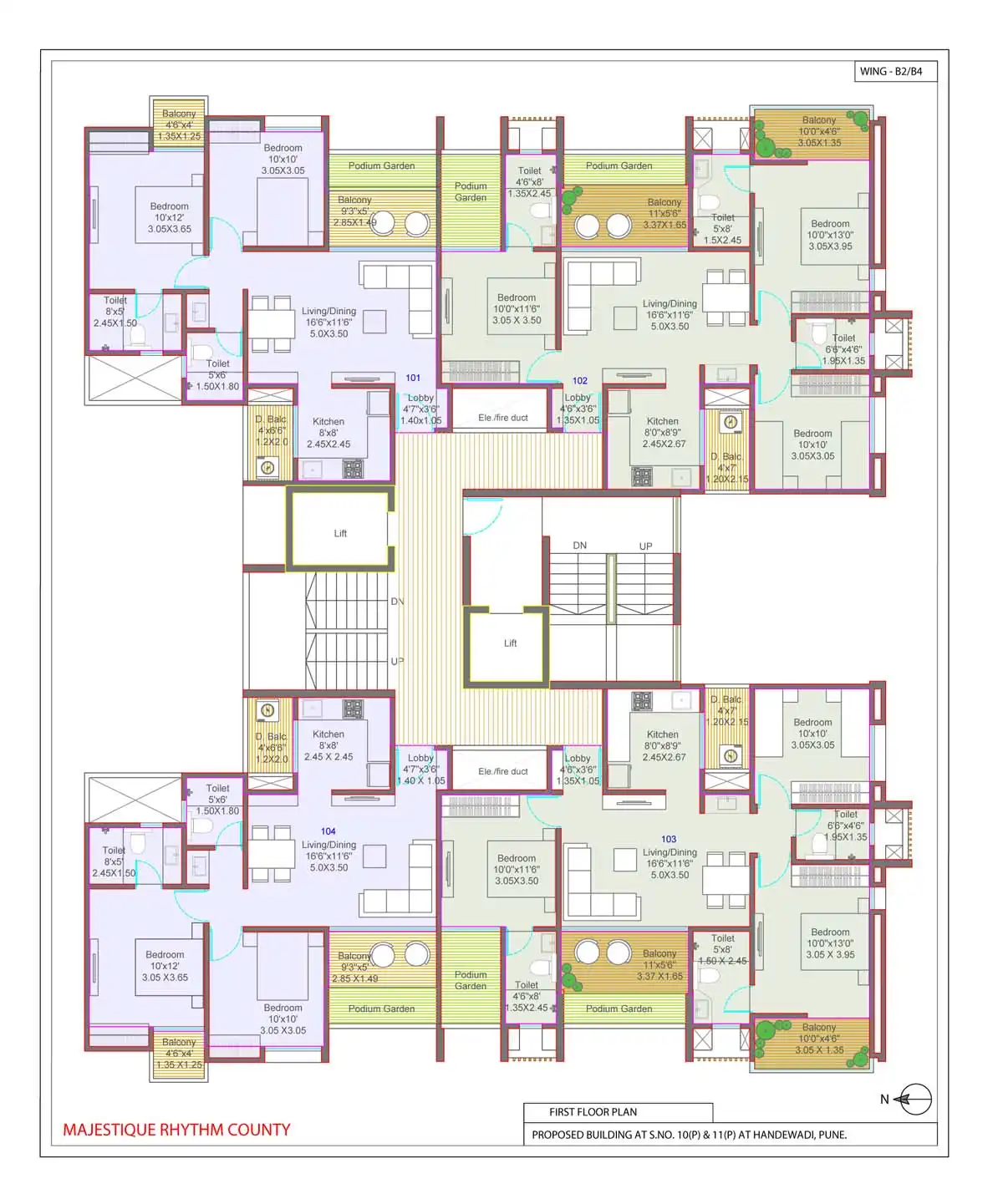 Majestique Rhythm County Floor plan 7