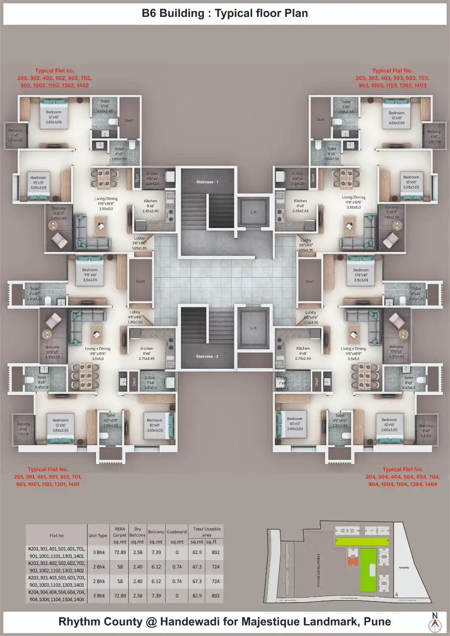 Majestique Rhythm County Floor plan 10