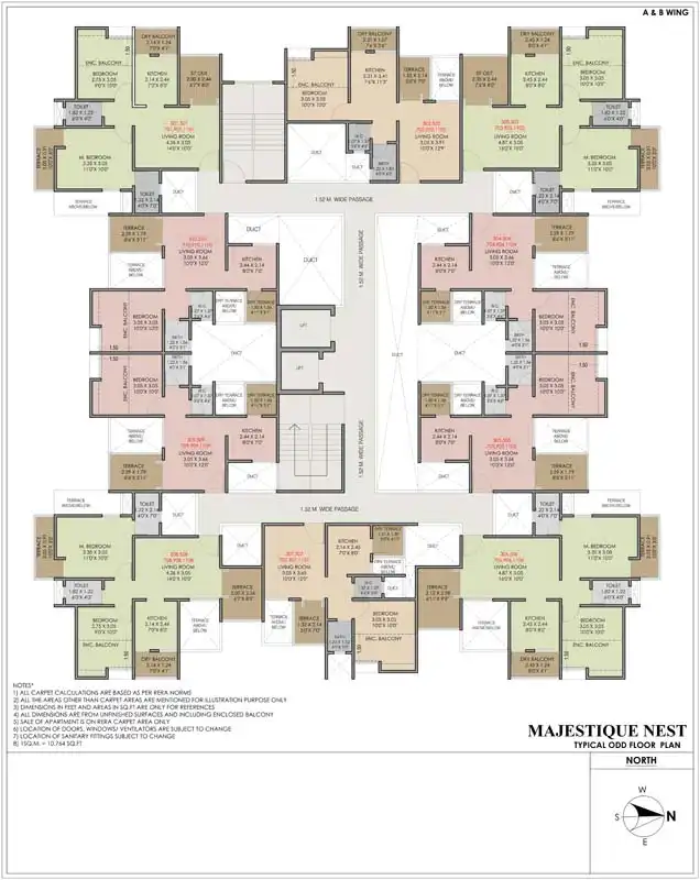 Majestique Nest Floor plan 1