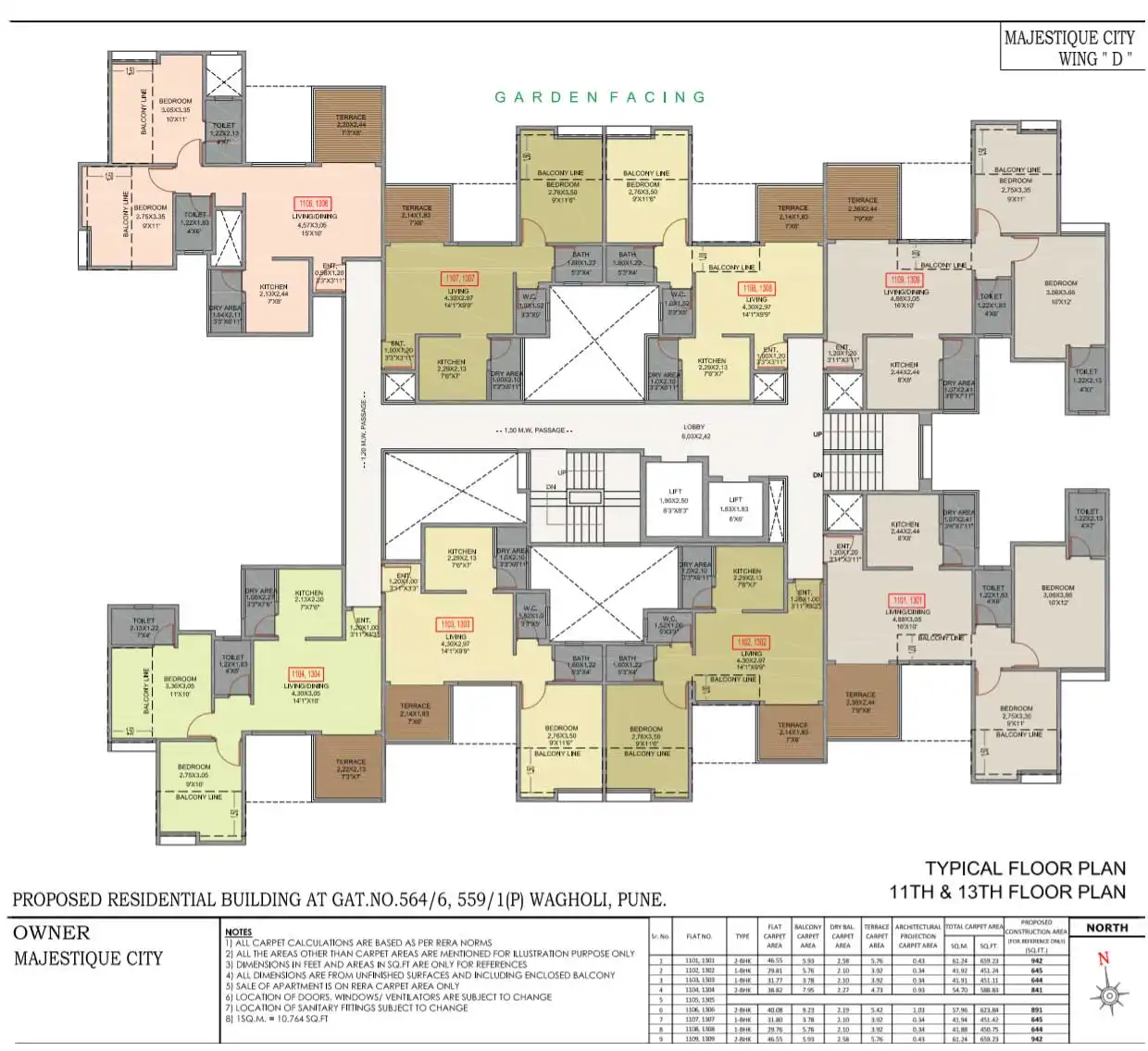 Majestique City Floor plan 2