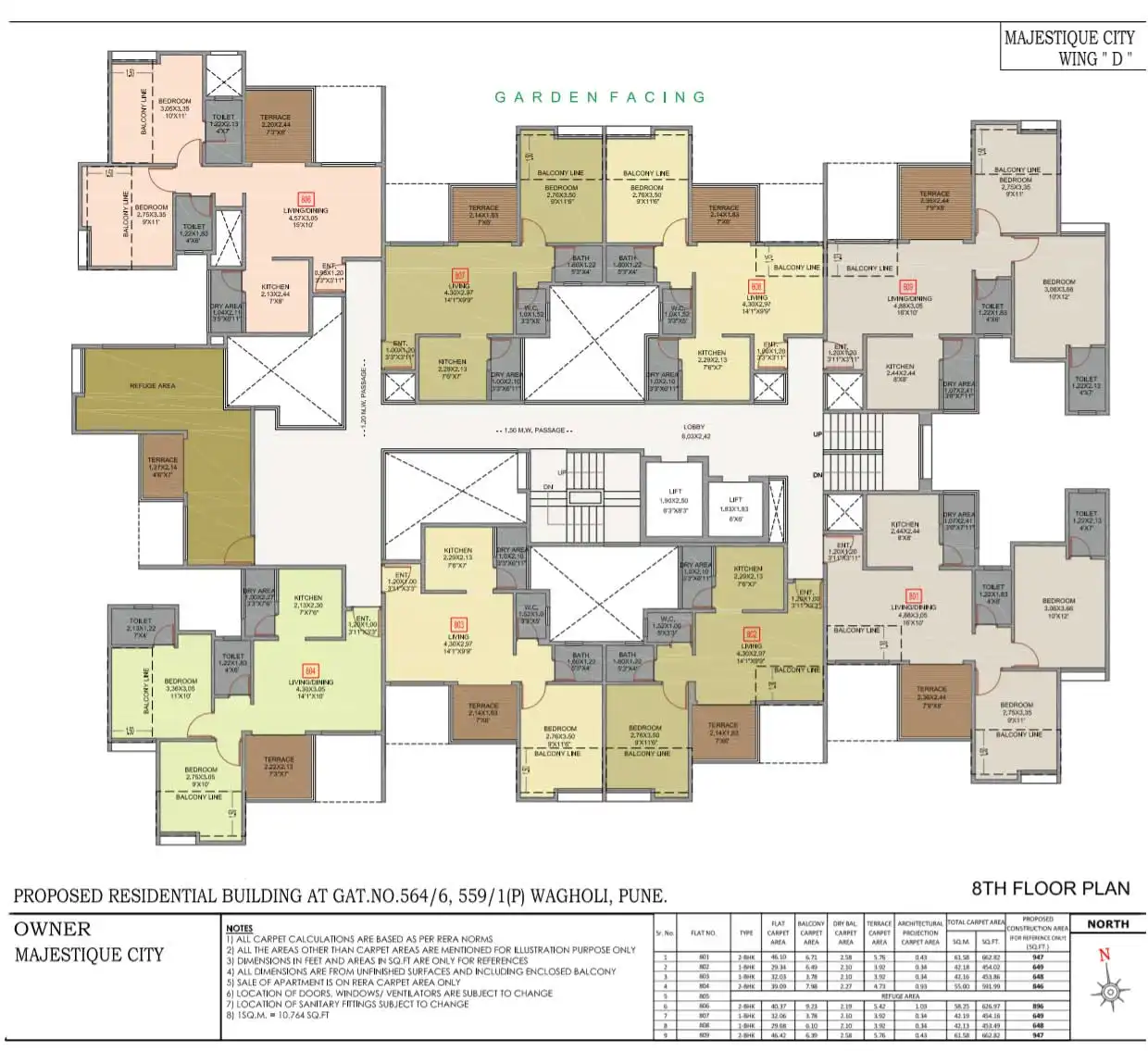 Majestique City Floor plan 3