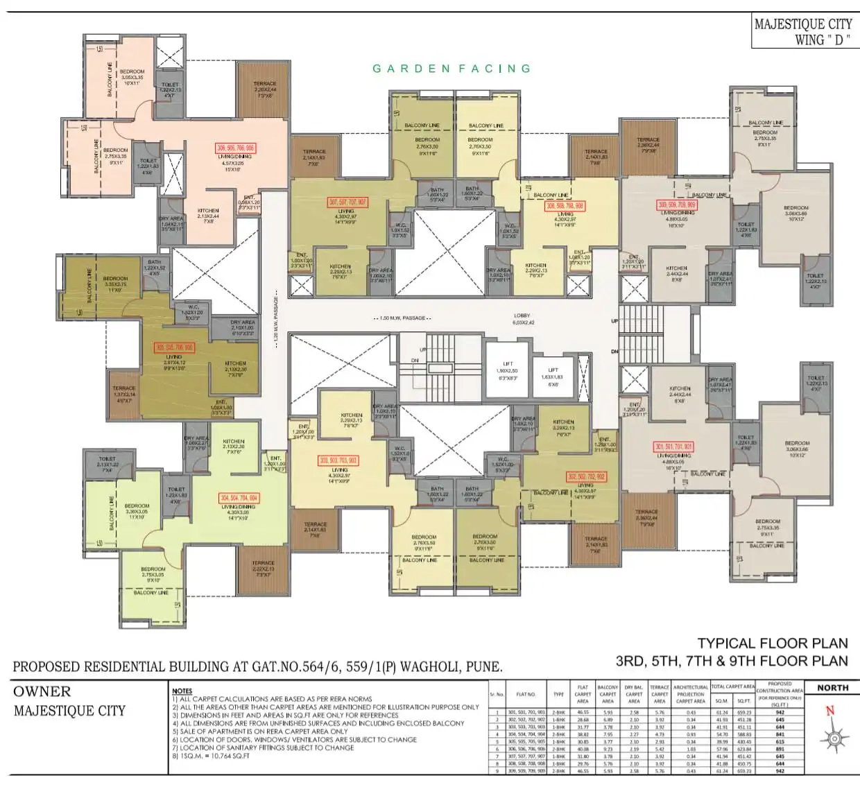Majestique City Floor plan 5
