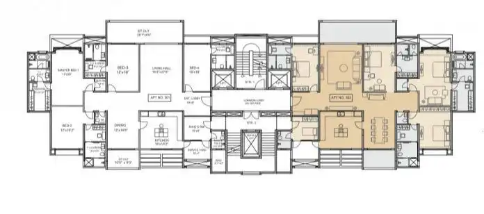 Panchshil Eon WaterFront Phase 2 Floor Plan