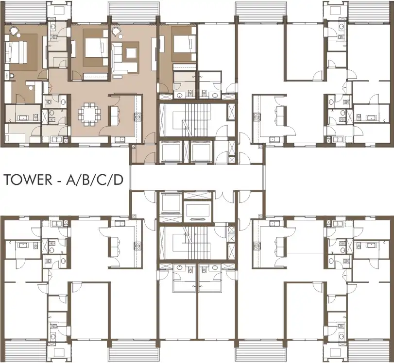 Panchshil Towers Floor Plan