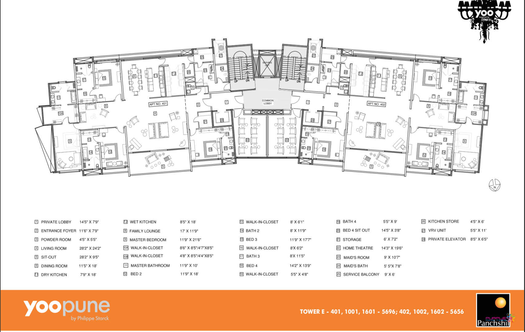 Panchshil Yoo Pune Floor Plan