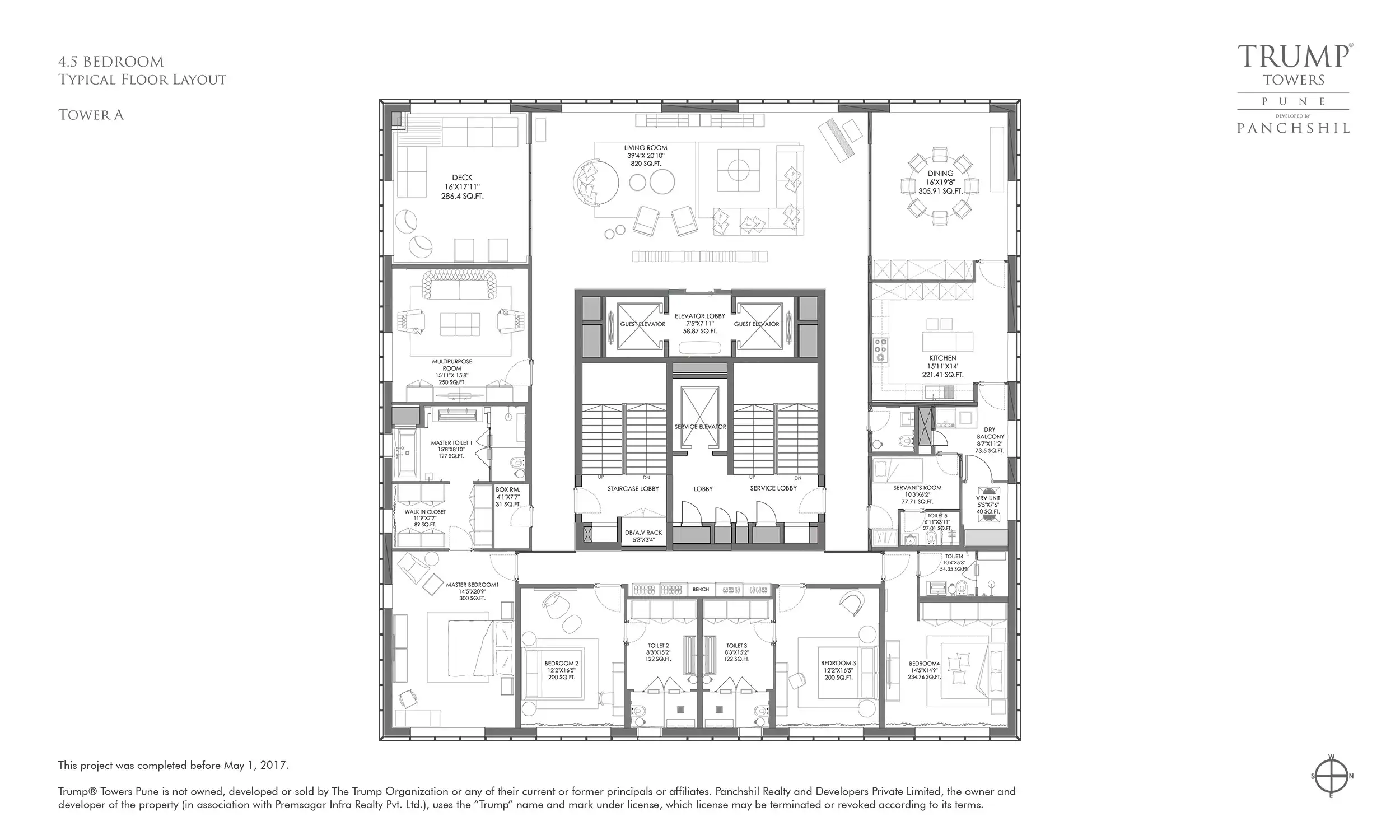 Panchshil Trump Towers Floor Plan