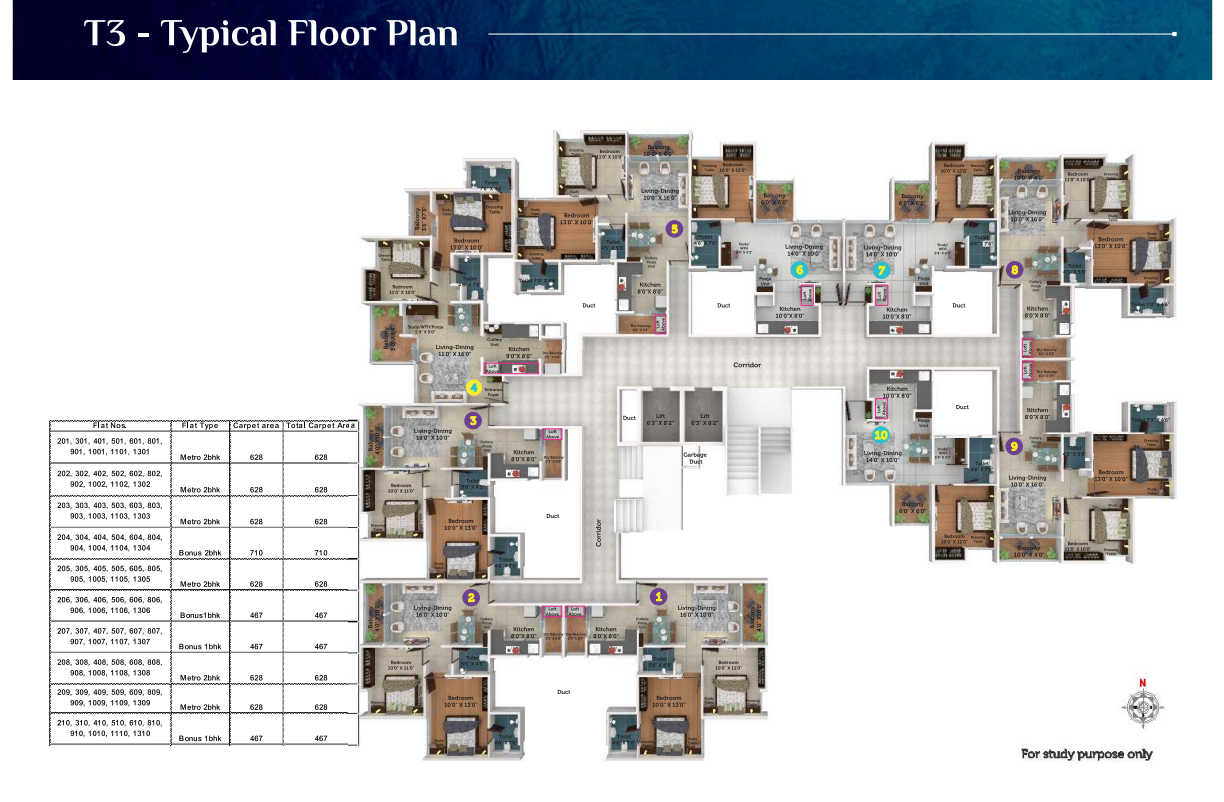 Saheel I trend Waterfront Floor plan 2