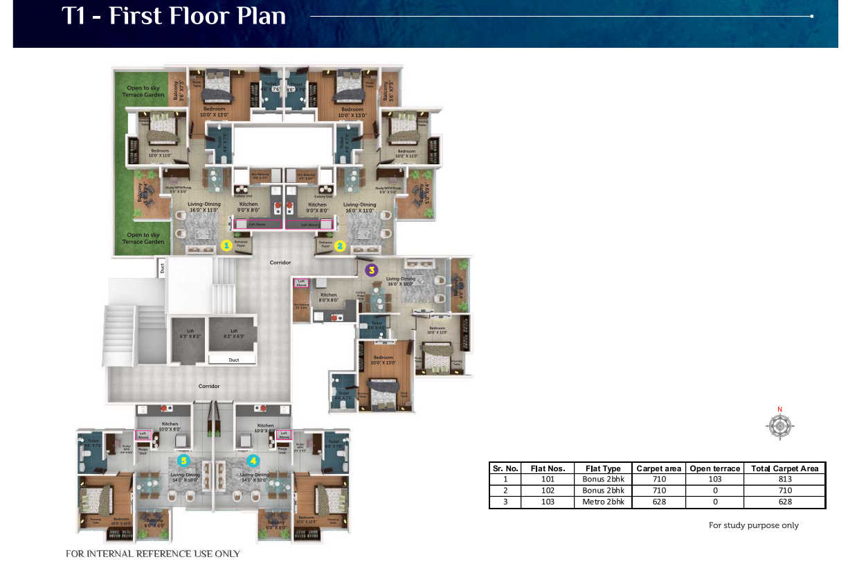 Saheel I trend Waterfront Floor plan 4