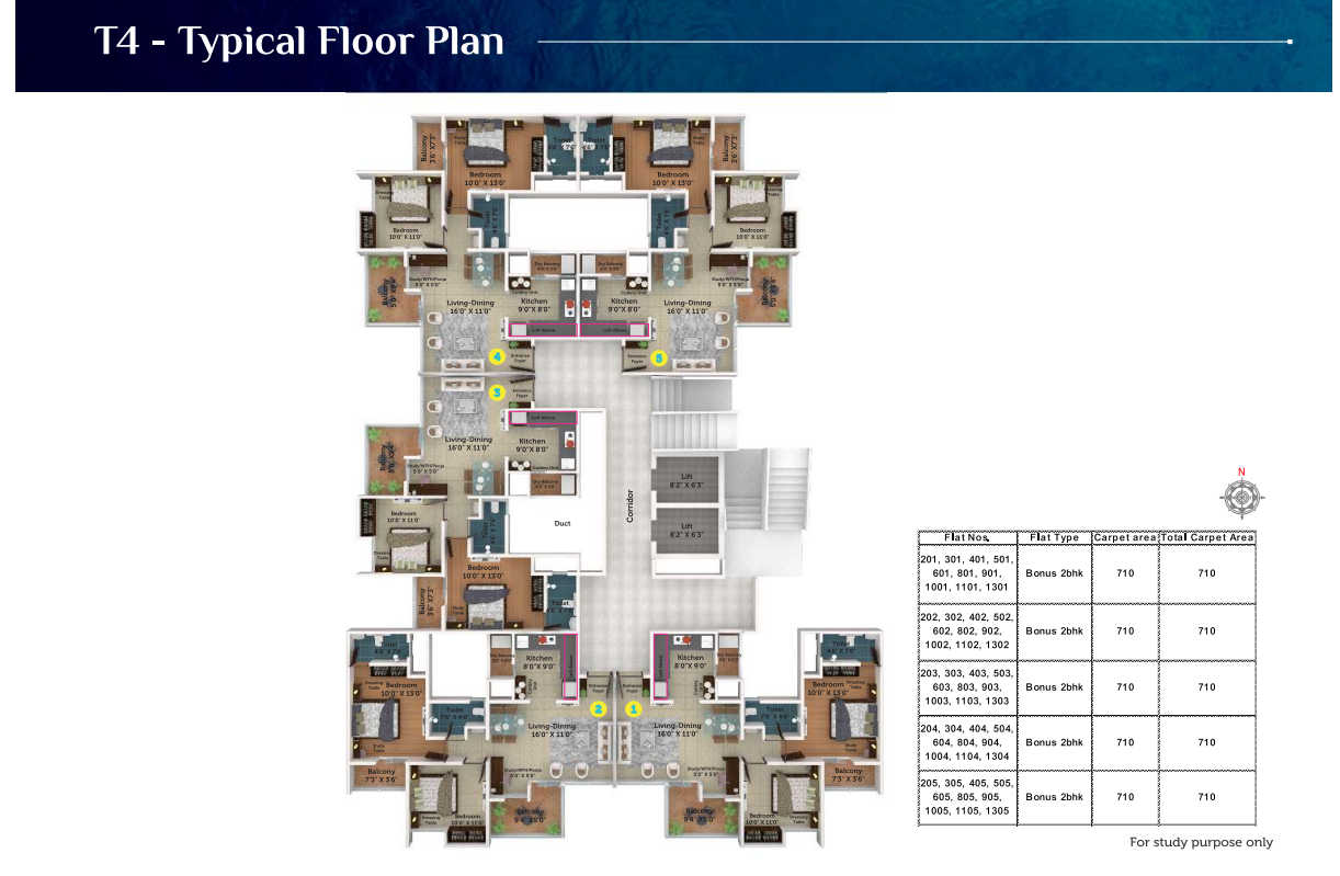 Saheel I trend Waterfront Floor plan 3